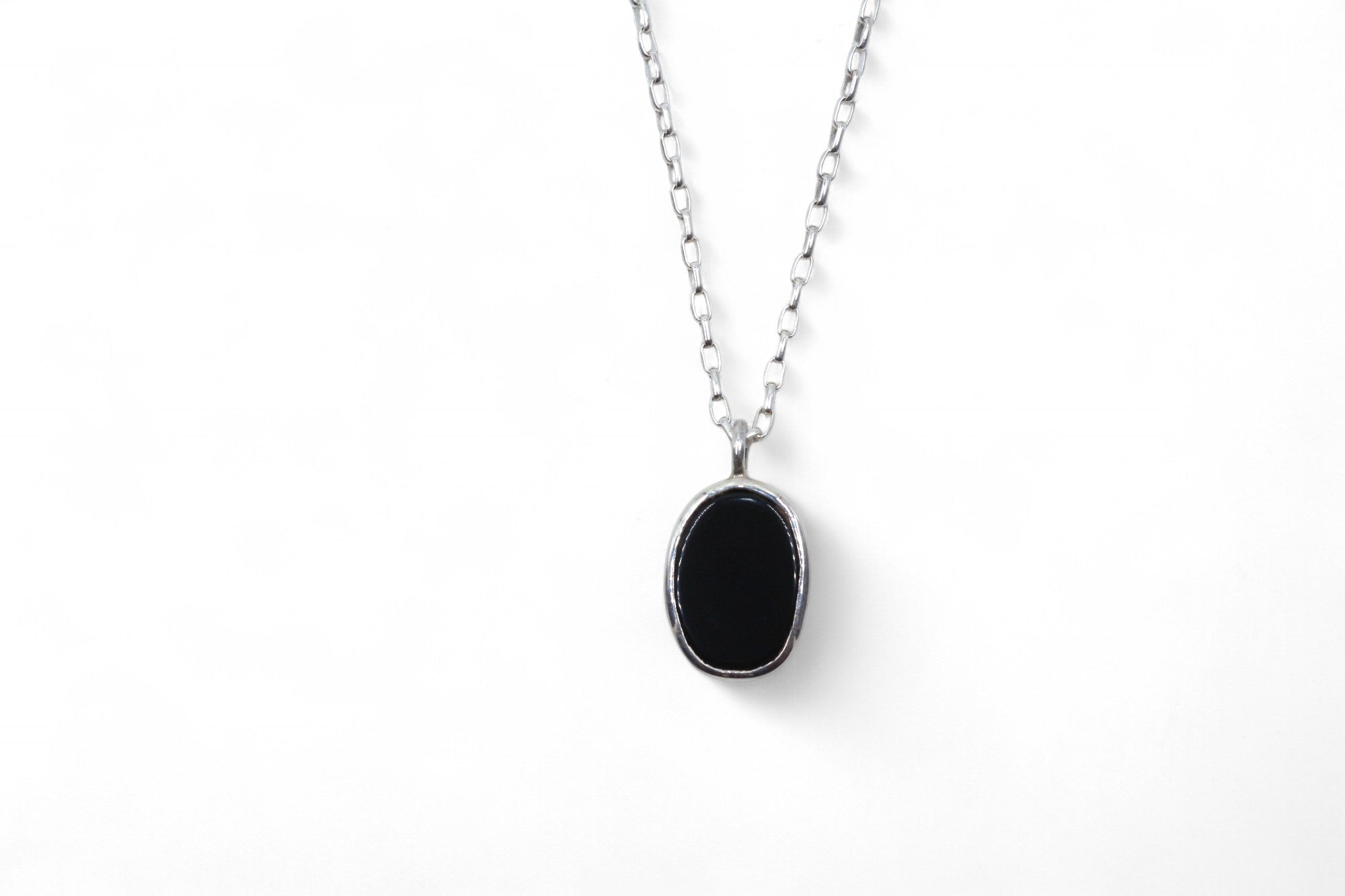 Black Onyx Black Onyx oval pendant