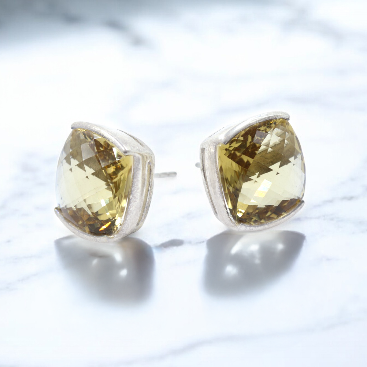 Illuminati studs | Whiskey Quartz