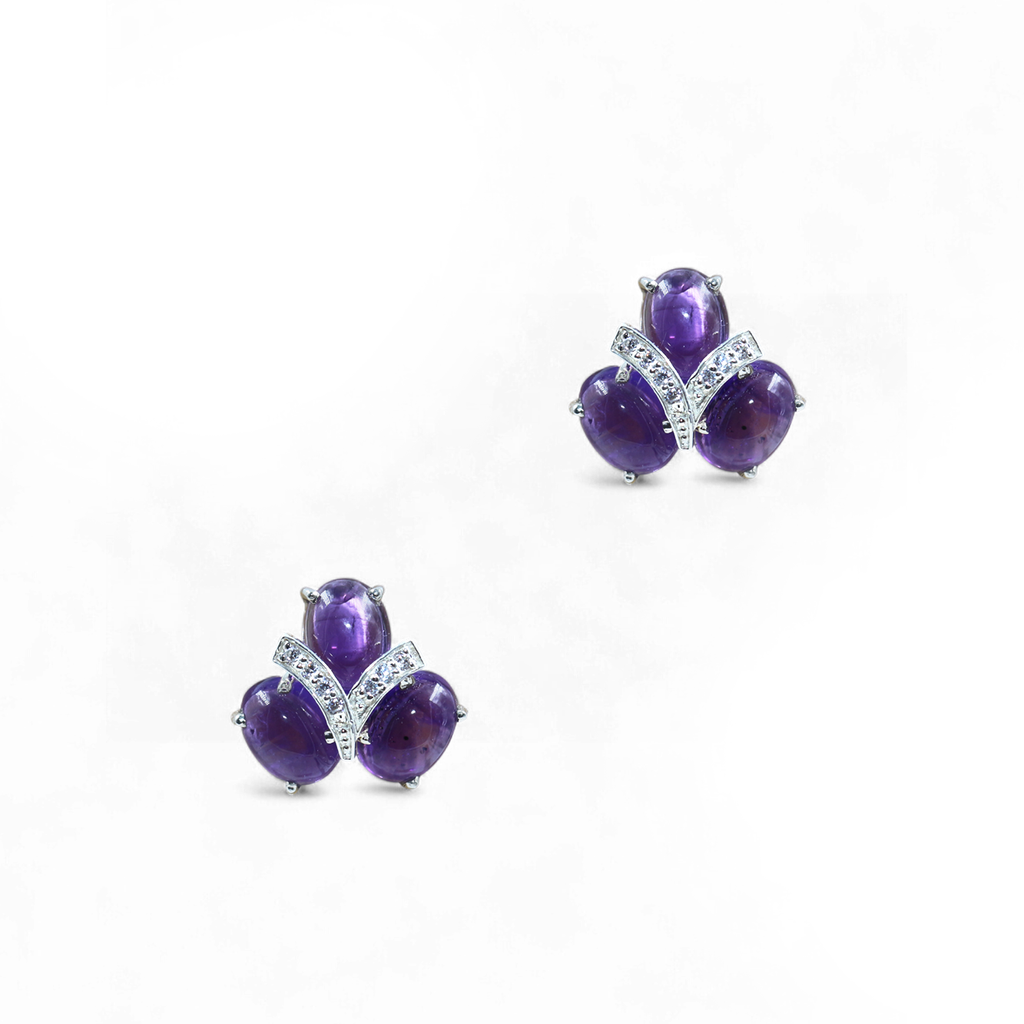 Lavender Flower earrings