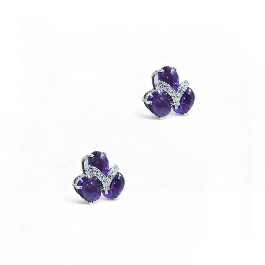 Lavender Flower earrings