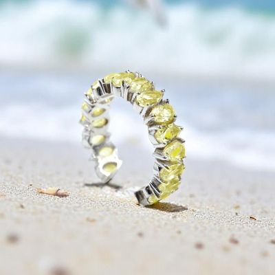 Lemon Eternity Ring