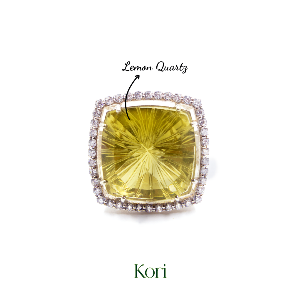 Lemon Fire Statement ring