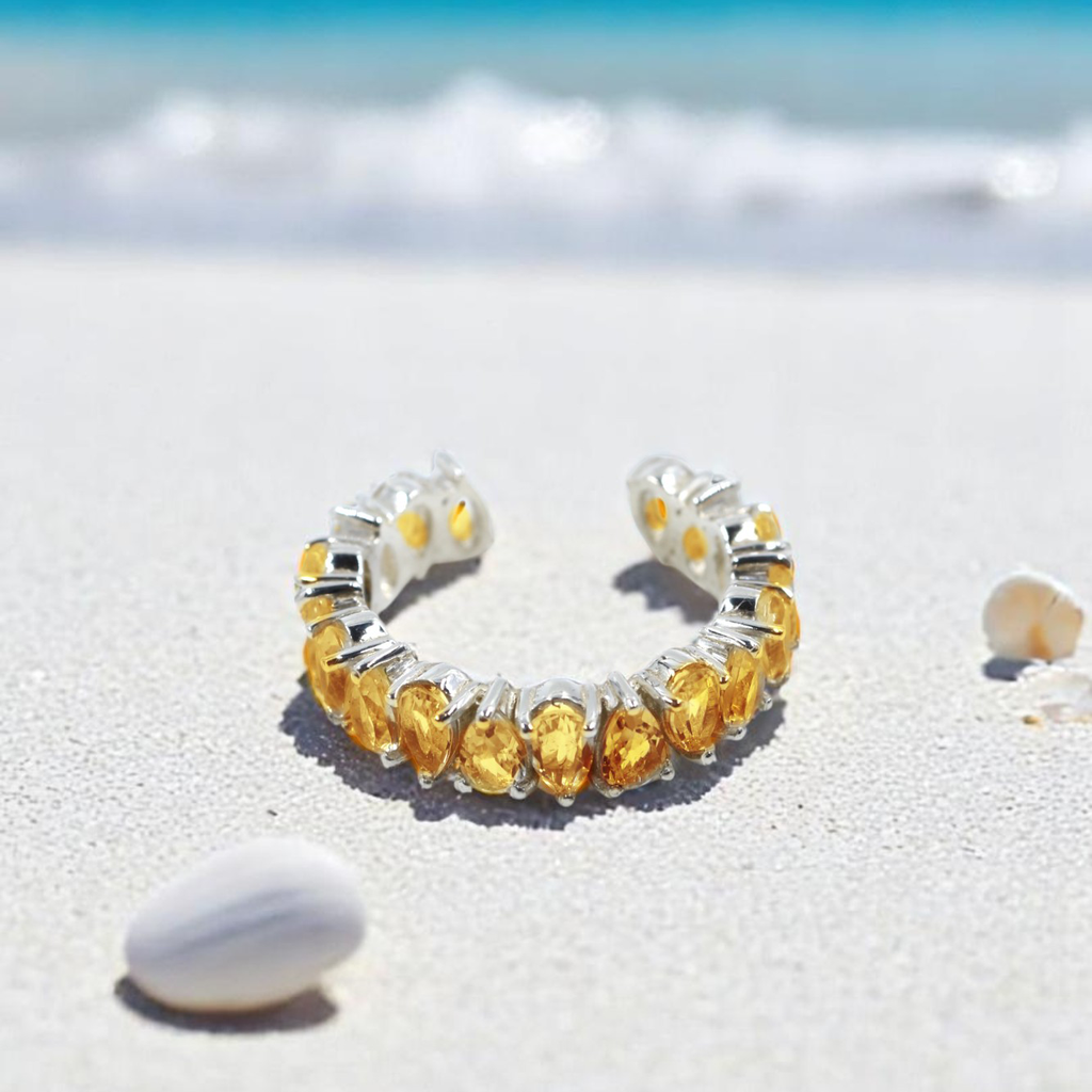 Citrine Eternity Ring