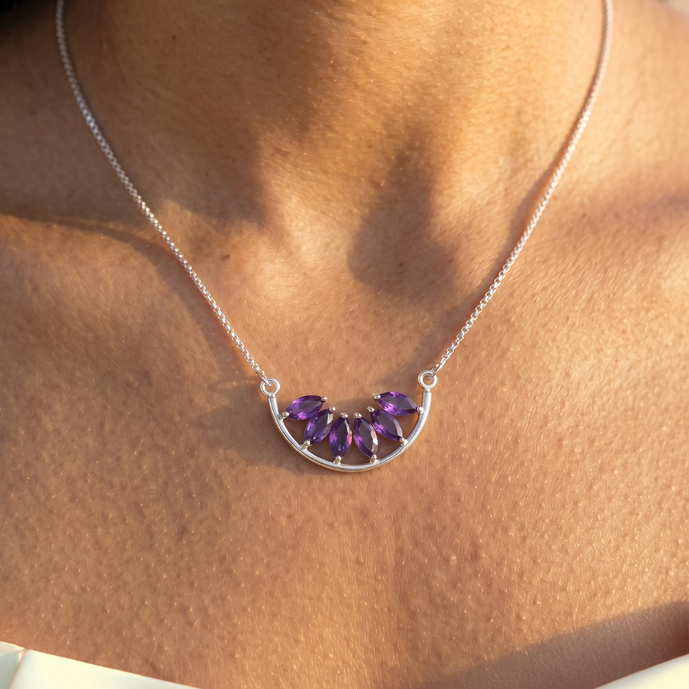 Dome Pendant | Amethyst