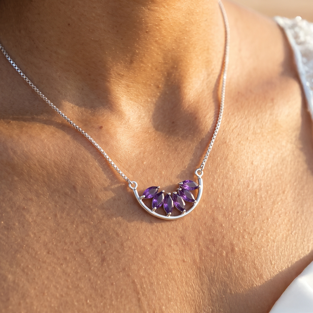 Dome Pendant | Amethyst