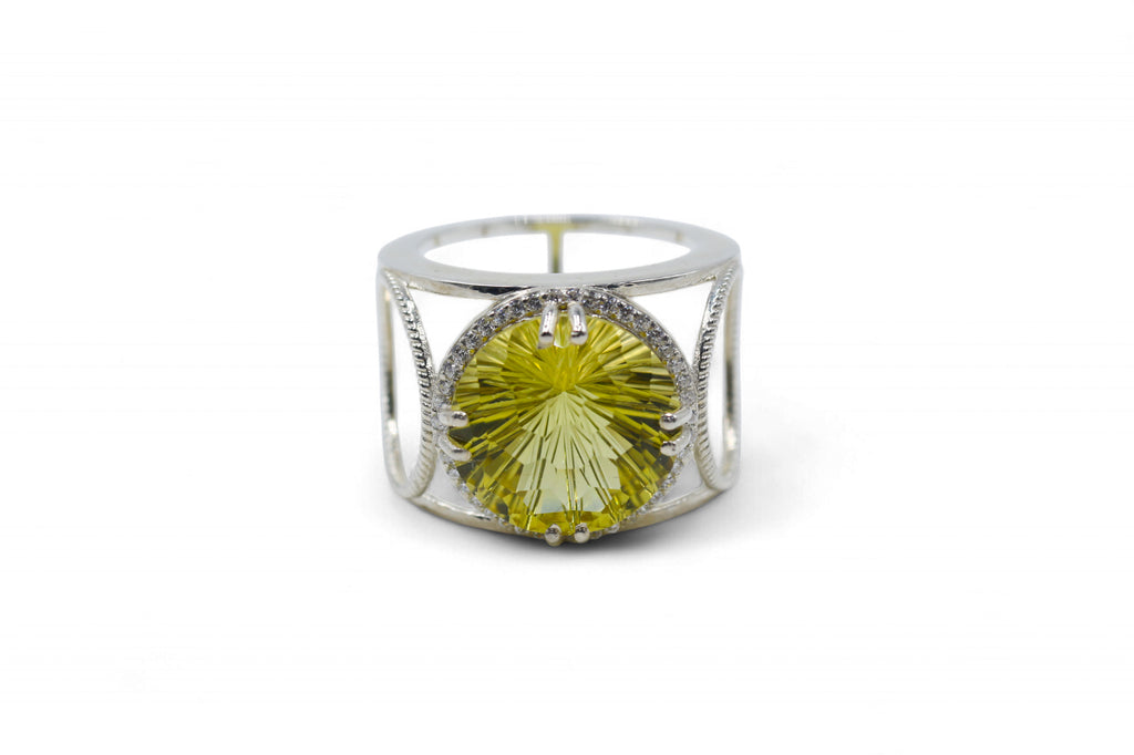 See through Ring | Lemon Topaz