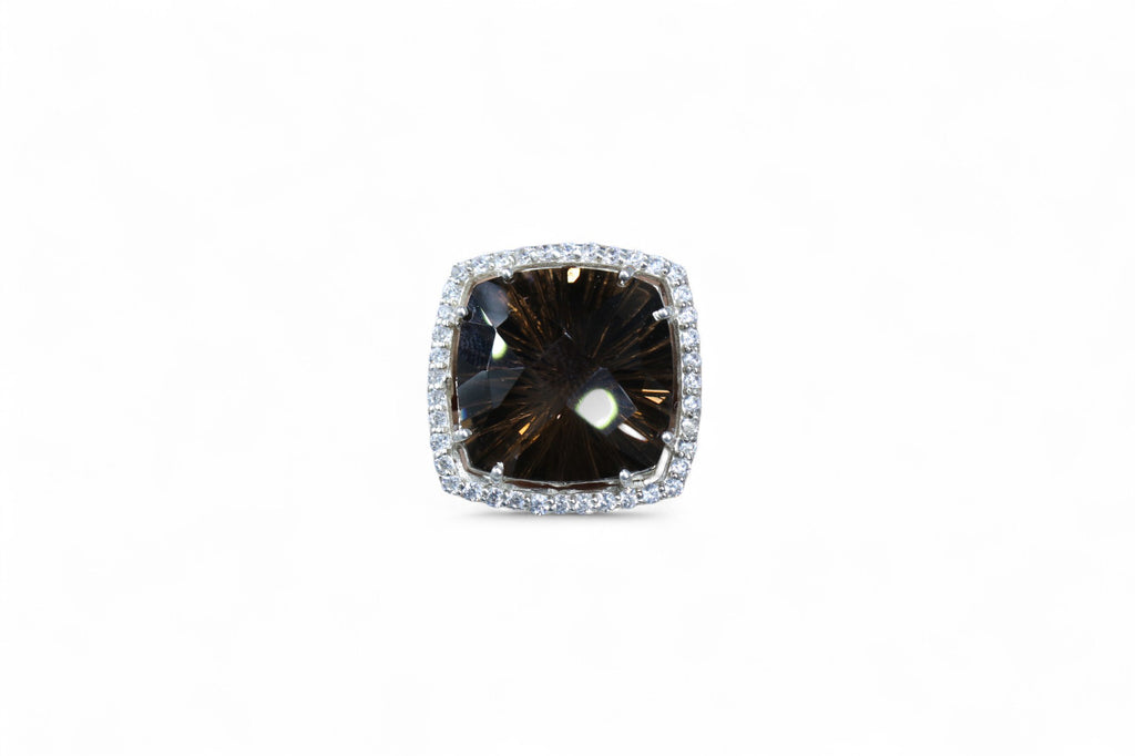 Smoky Fire Statement Ring
