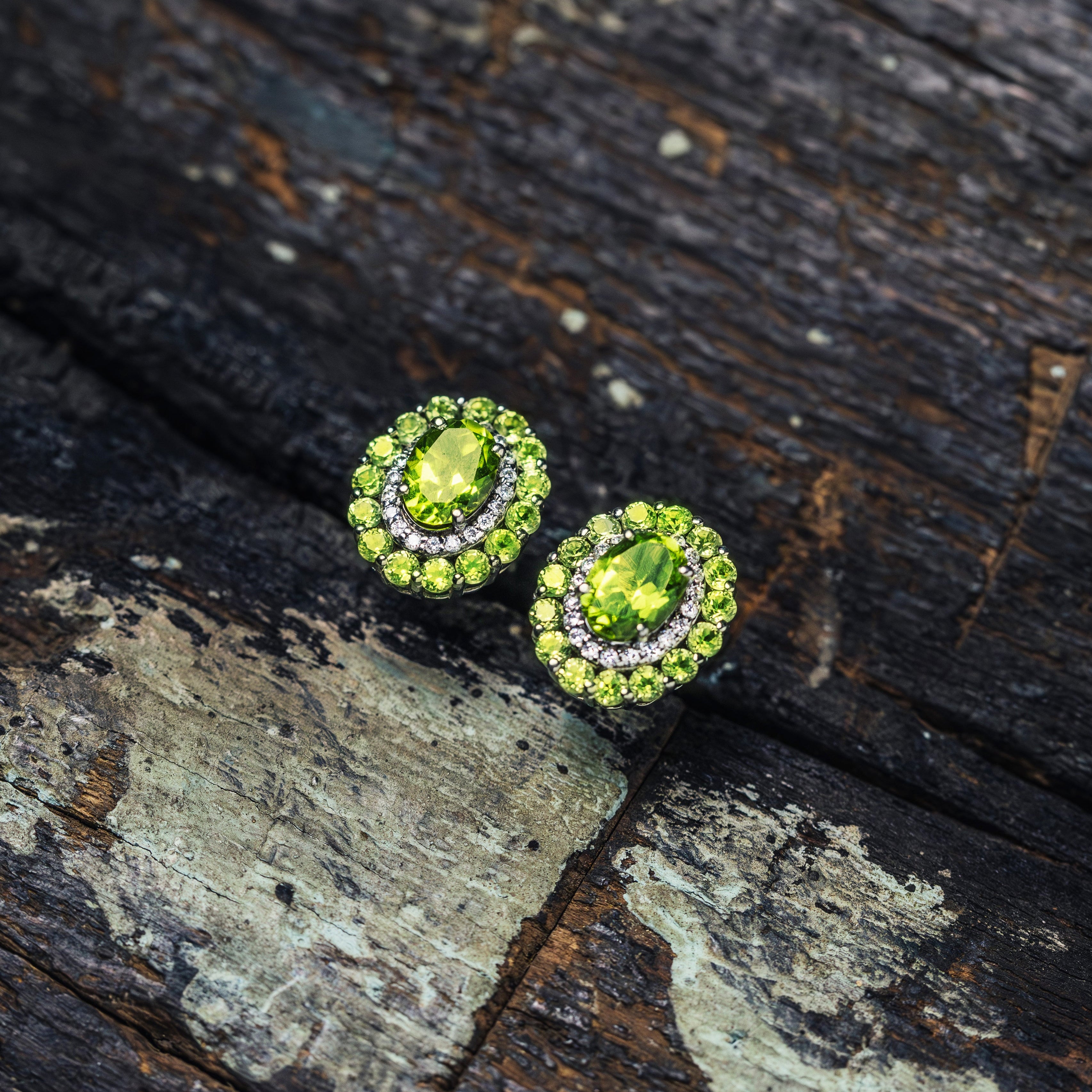 Victorian Studs | Peridot