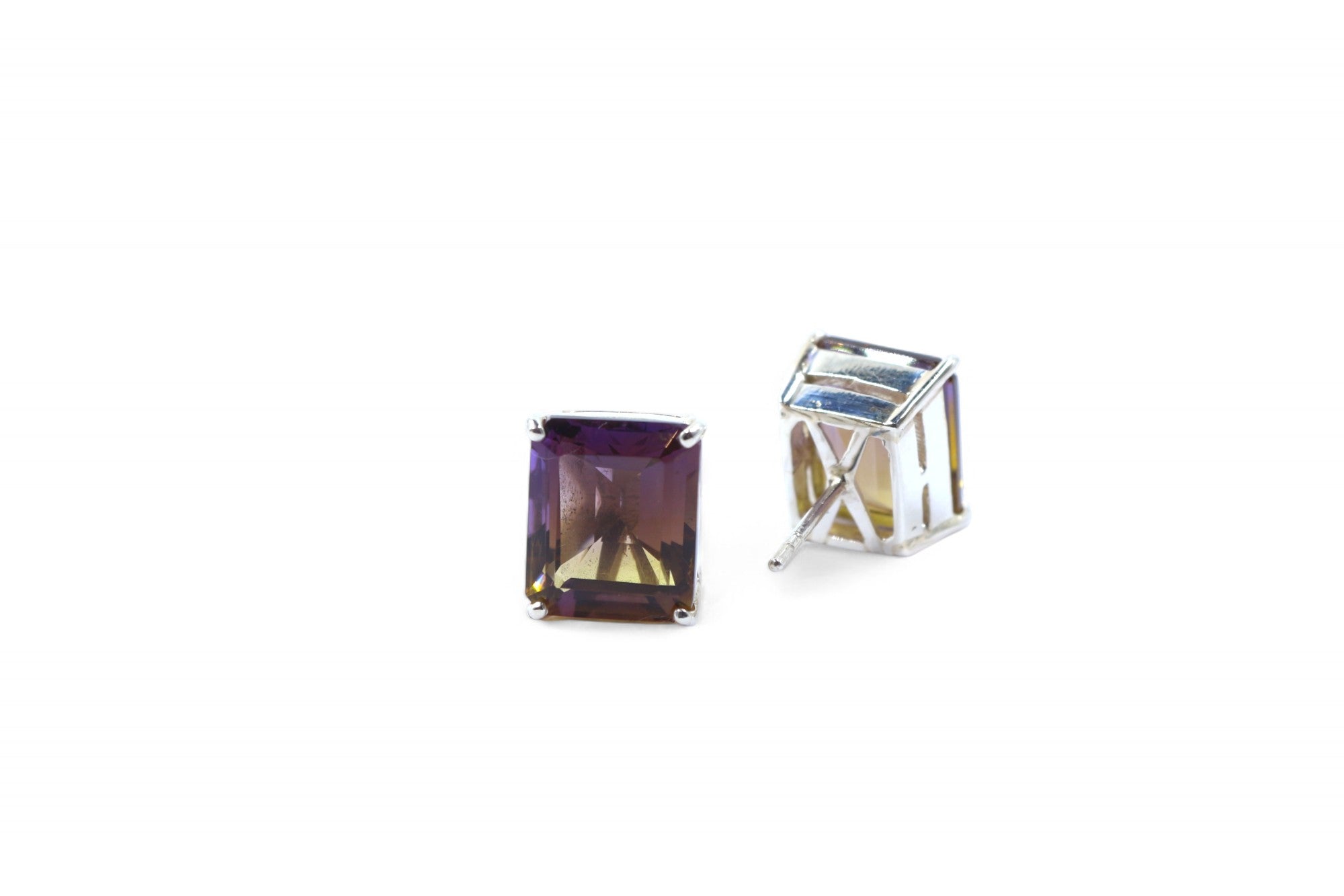 Ametrine Studs earring