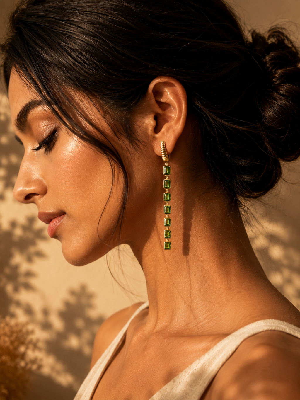 Peridot Rain Earrings