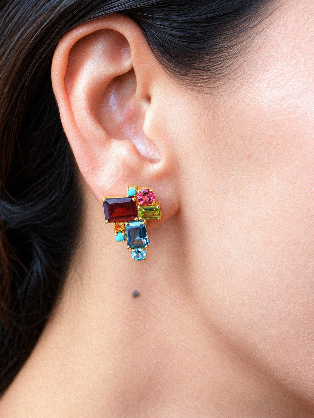 Gem Bouquet Earrings