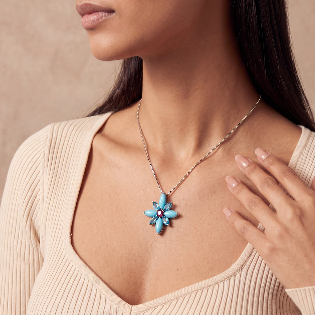 Held in Blue | Turquoise | Swiss Blue Topaz