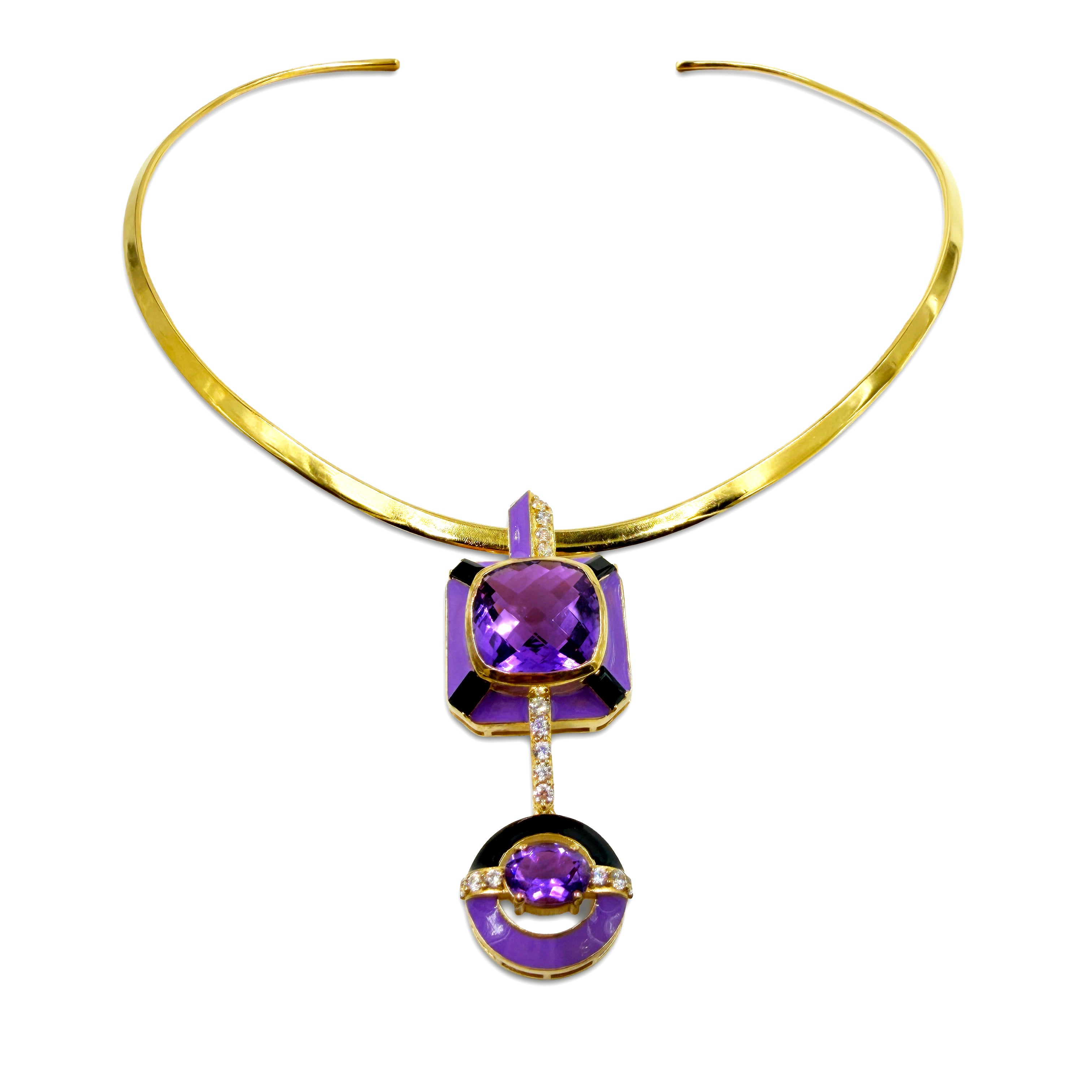 Violet Orbit Pendant