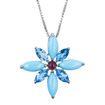 Held in Blue | Turquoise | Swiss Blue Topaz