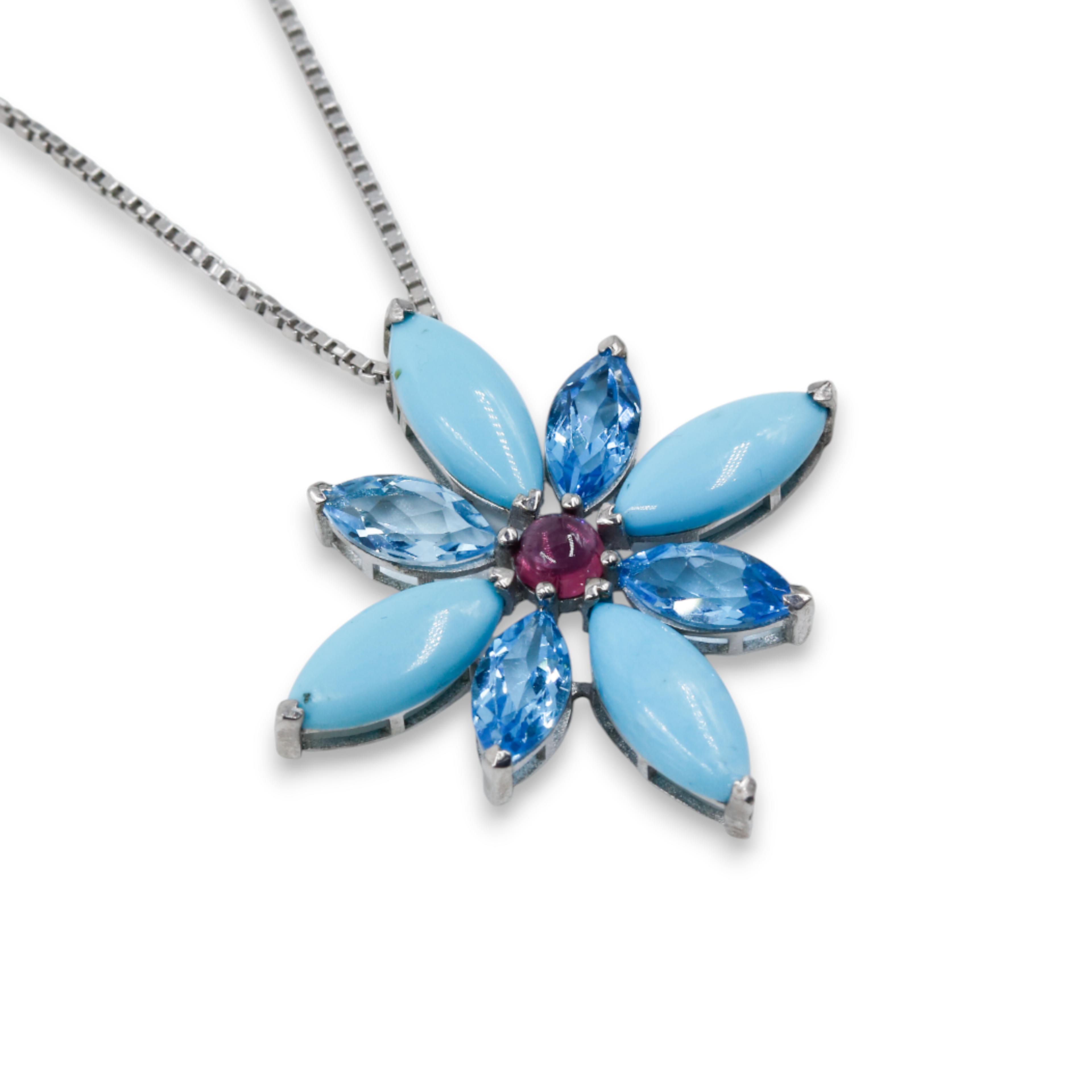 Held in Blue | Turquoise | Swiss Blue Topaz