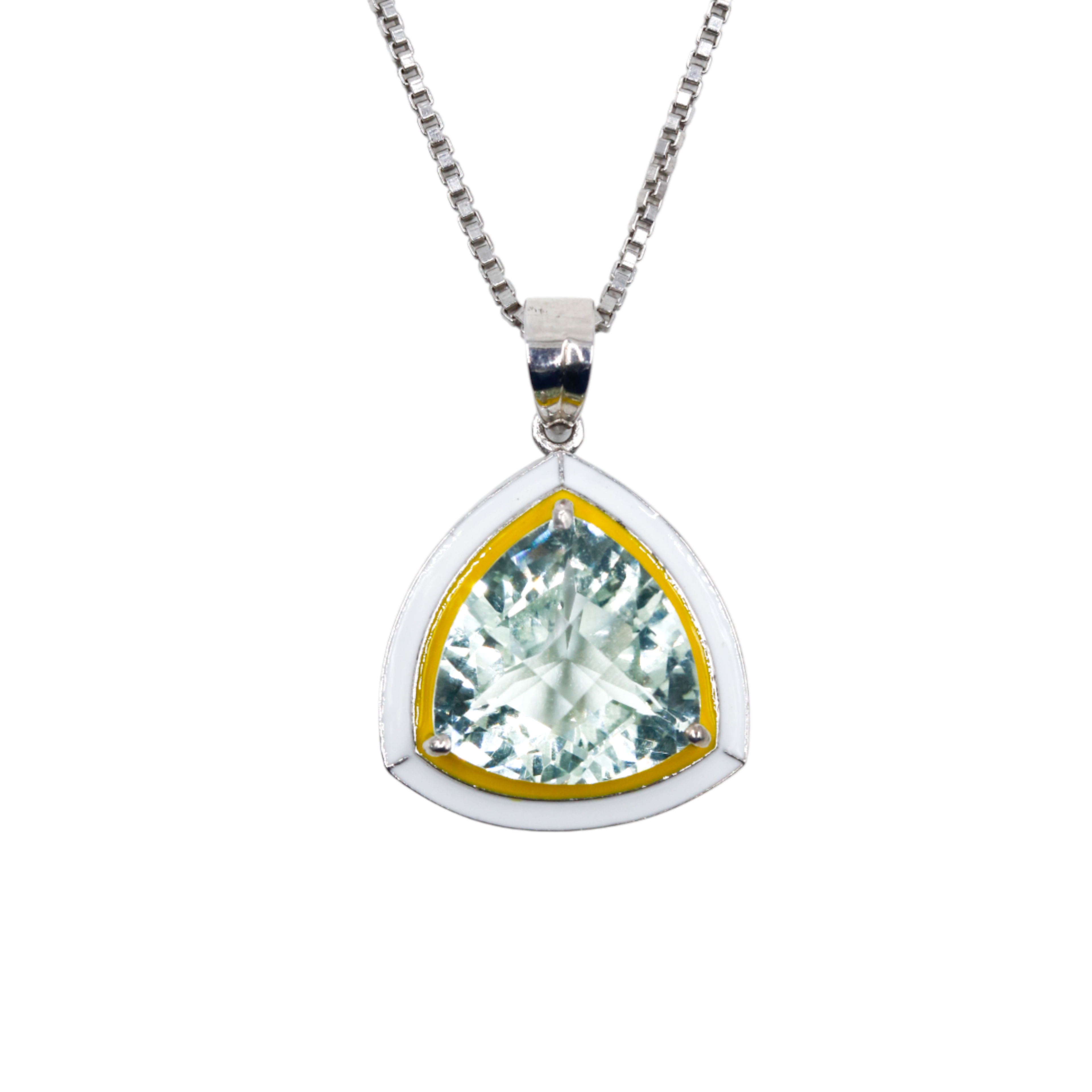Not your usual Green Pendant | Green Amethyst