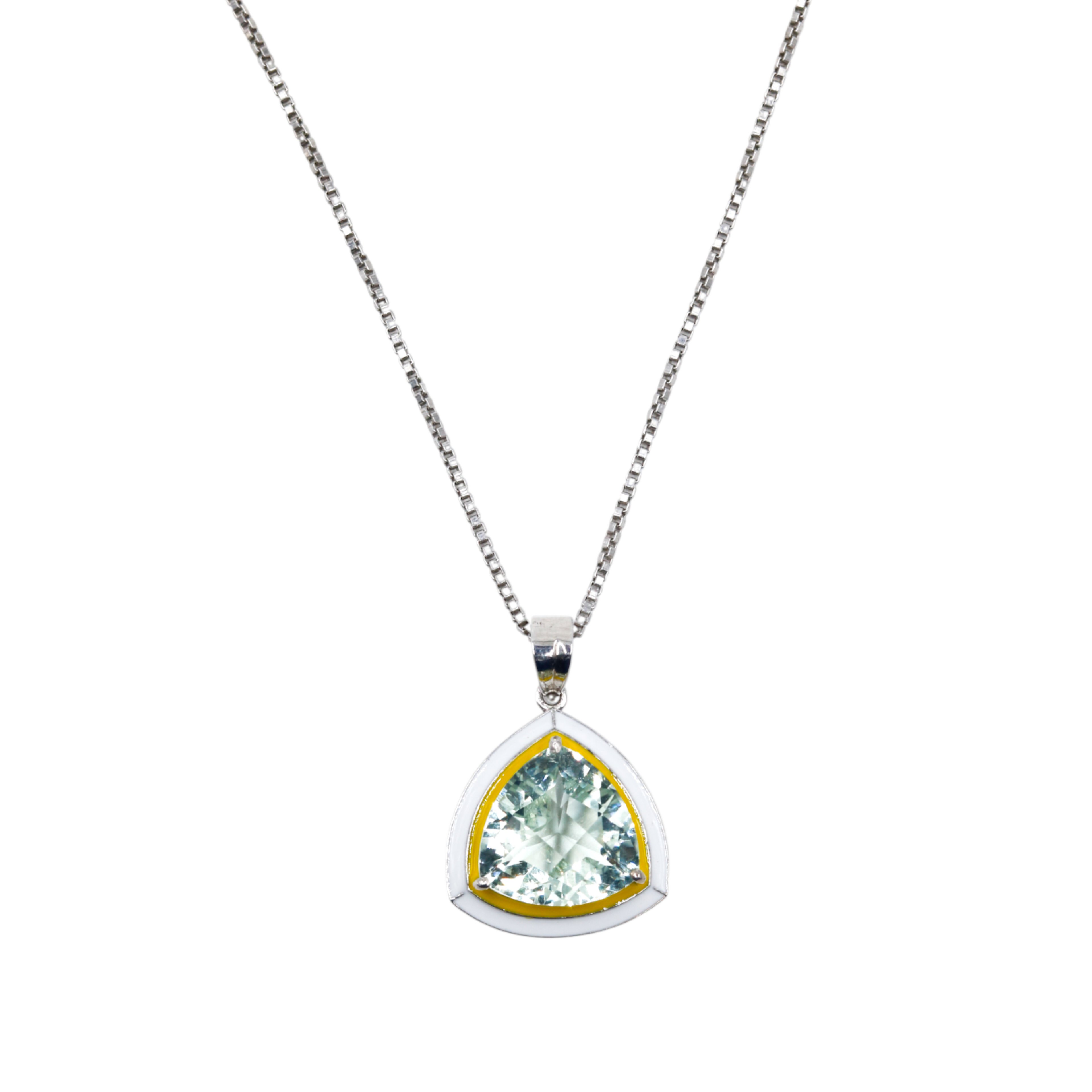 Not your usual Green Pendant | Green Amethyst