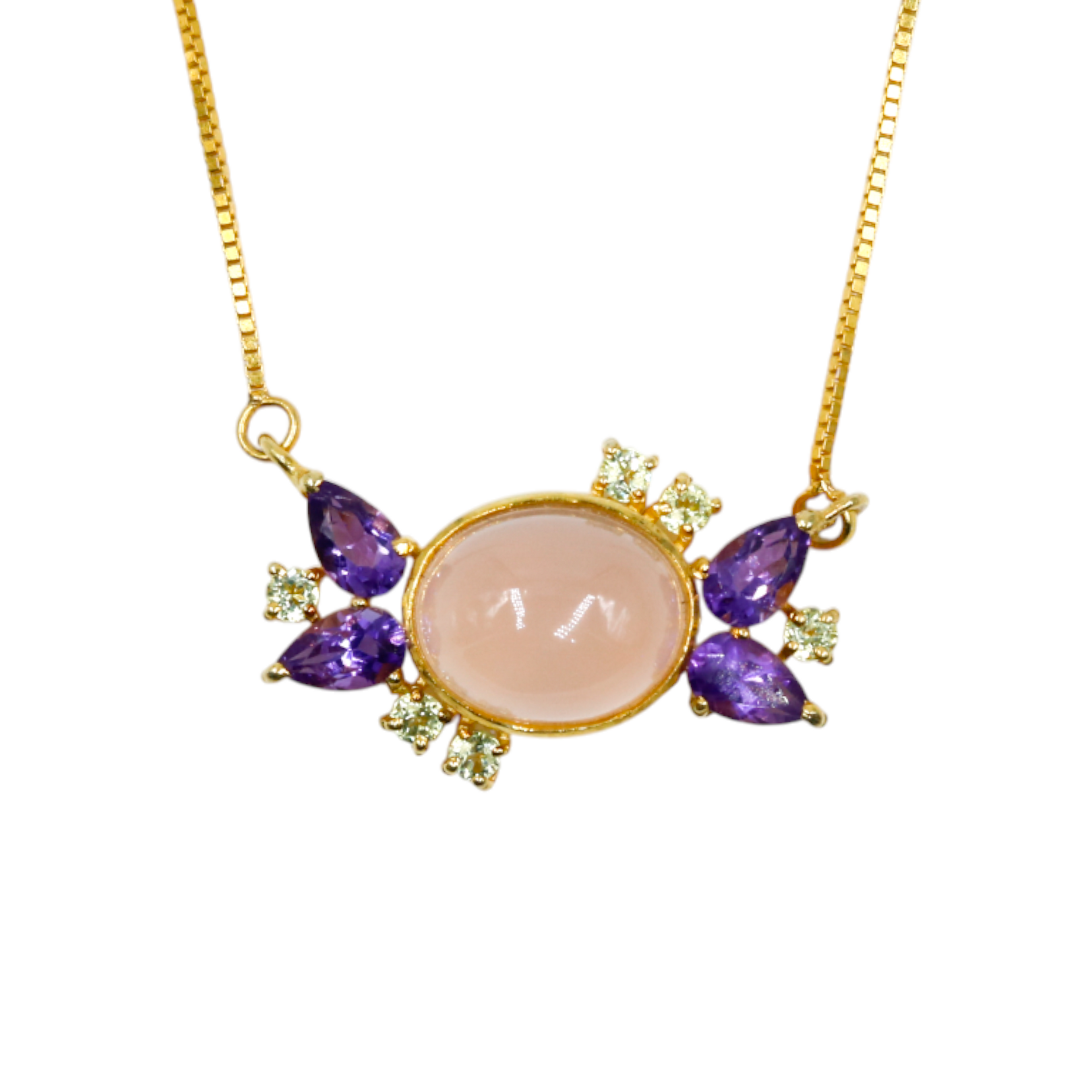 Candy Rosé pendant | Rose Quartz