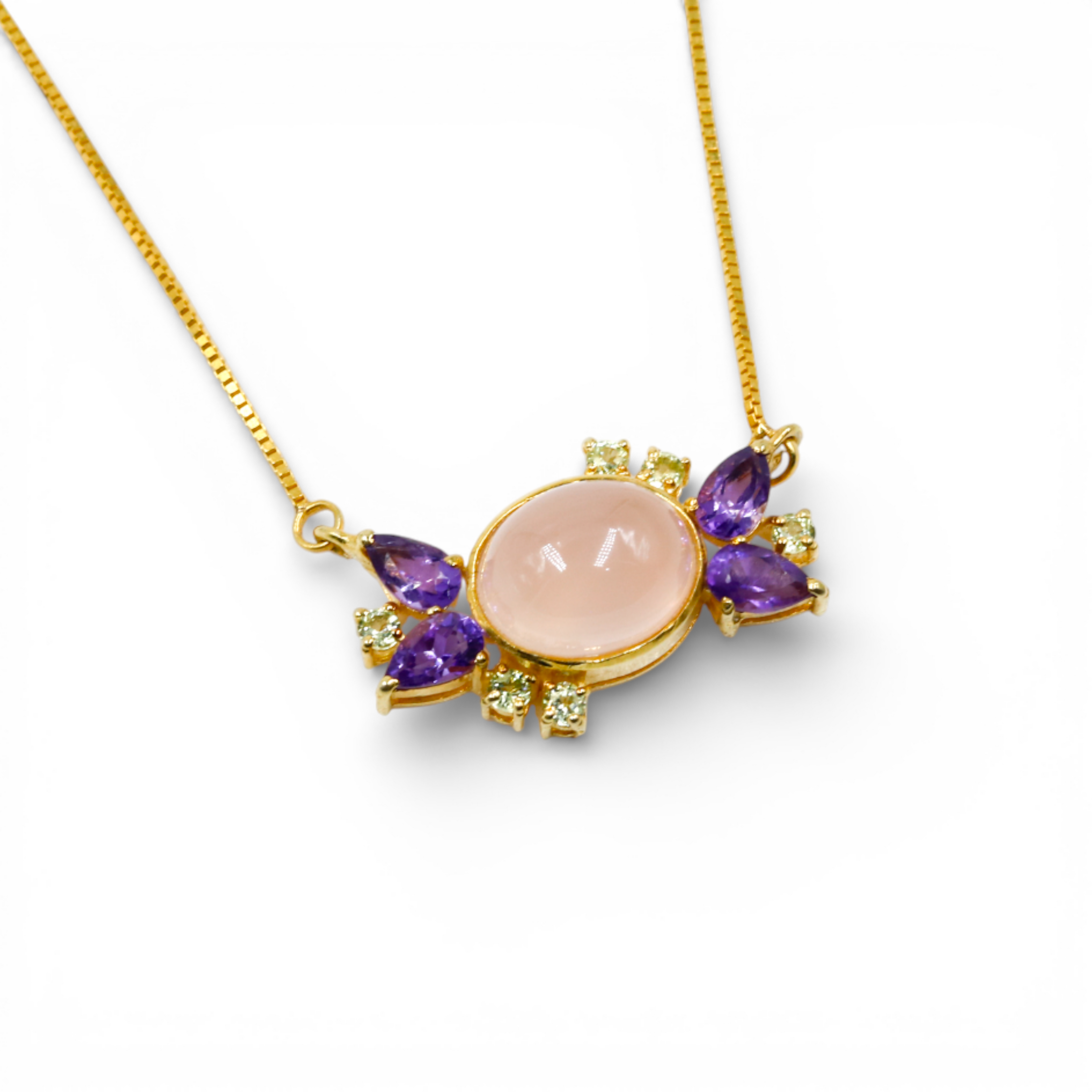 Candy Rosé pendant | Rose Quartz