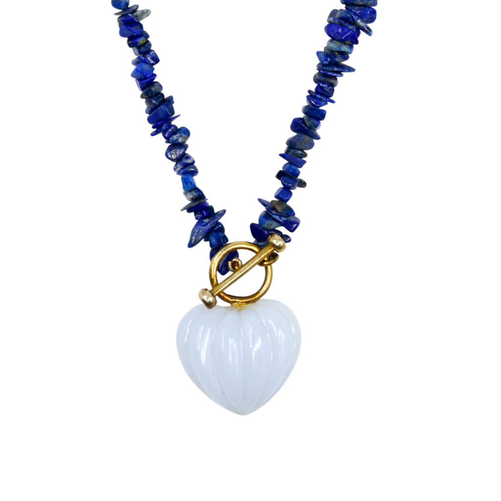 Love on the beach necklace | Lapis Lazuli