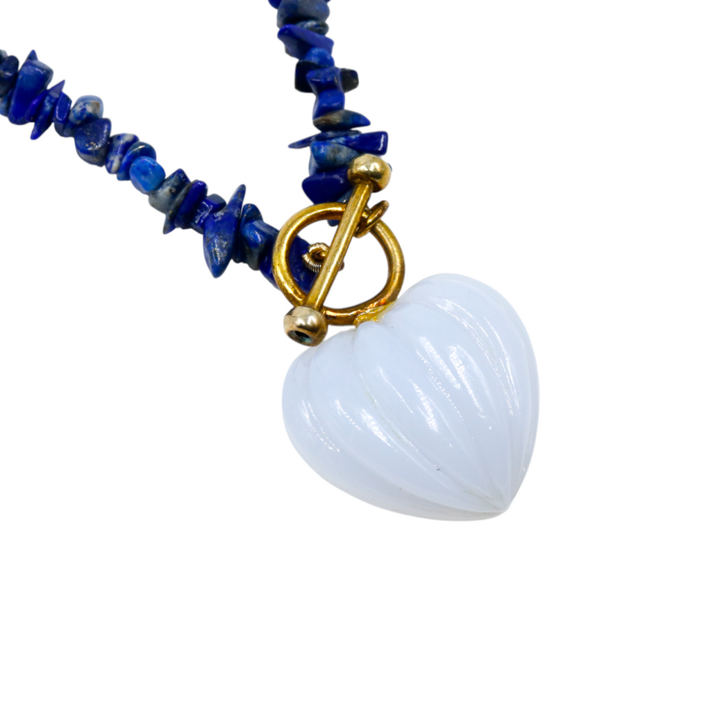 Love on the beach necklace | Lapis Lazuli