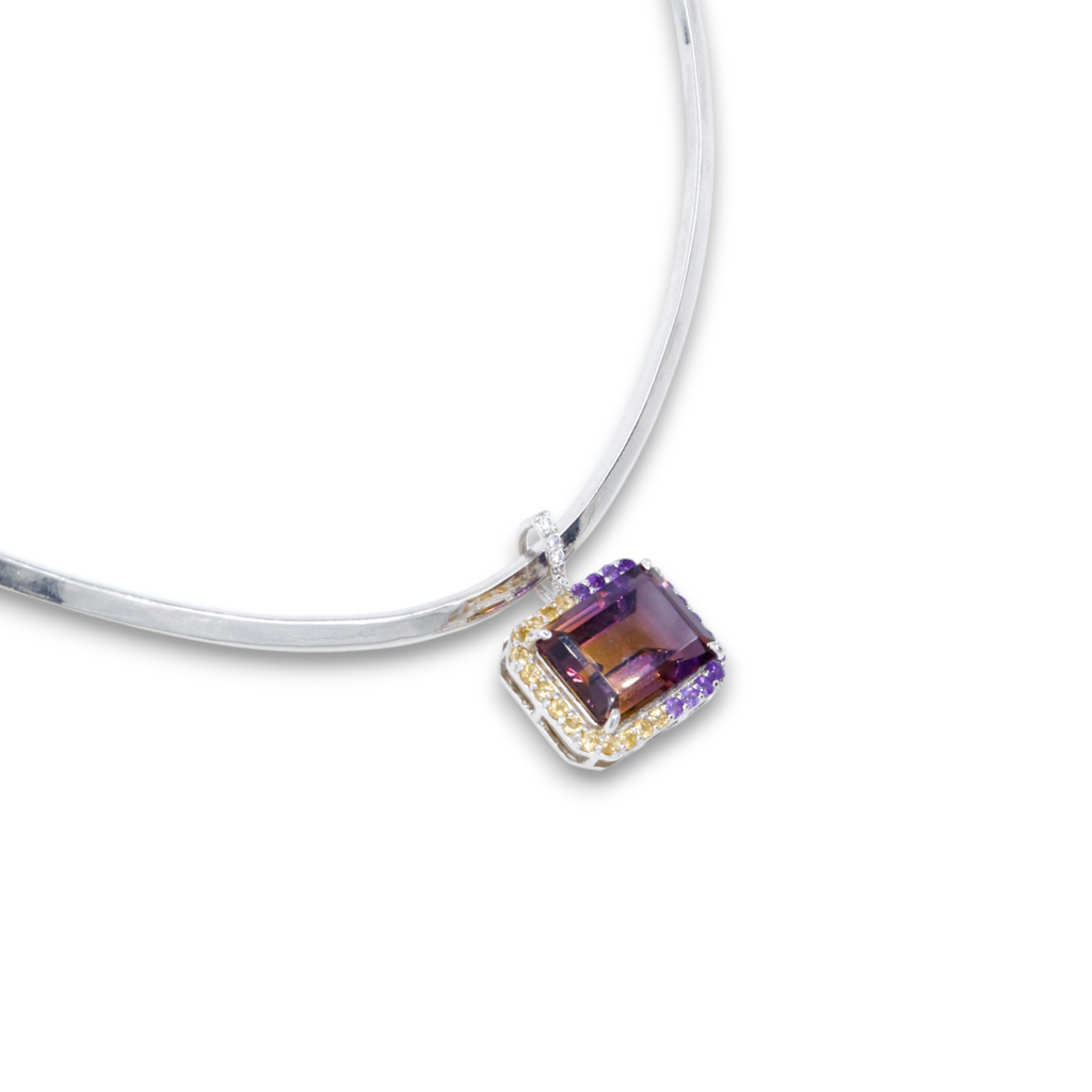 Fade to Gold Choker | Ametrine | Citrine | Amethyst