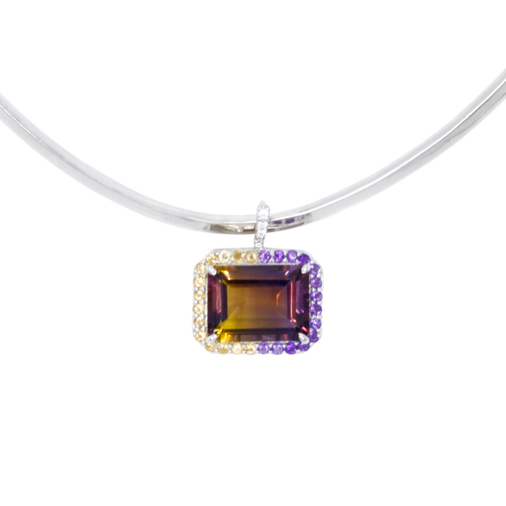 Fade to Gold Choker | Ametrine | Citrine | Amethyst