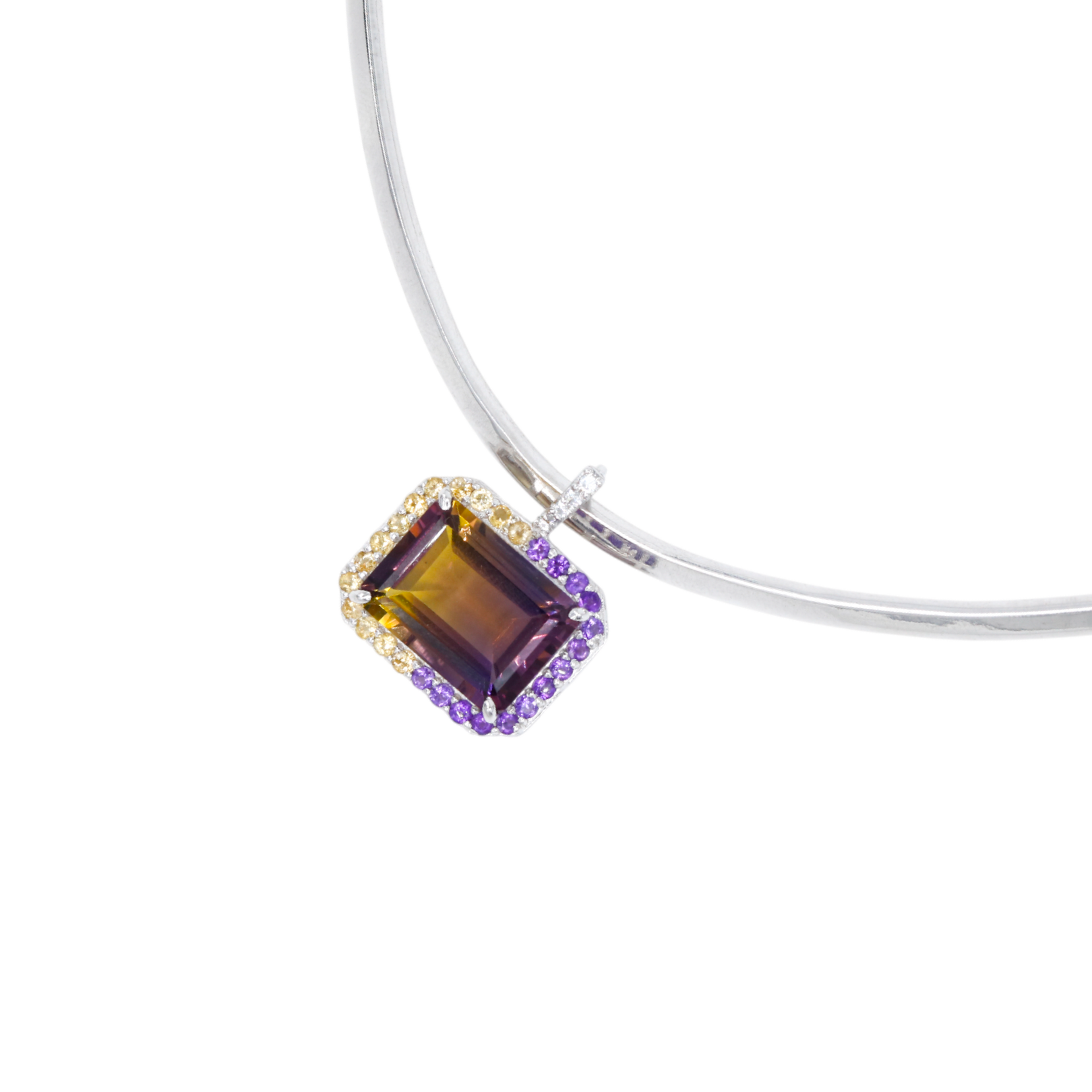 Fade to Gold Choker | Ametrine | Citrine | Amethyst