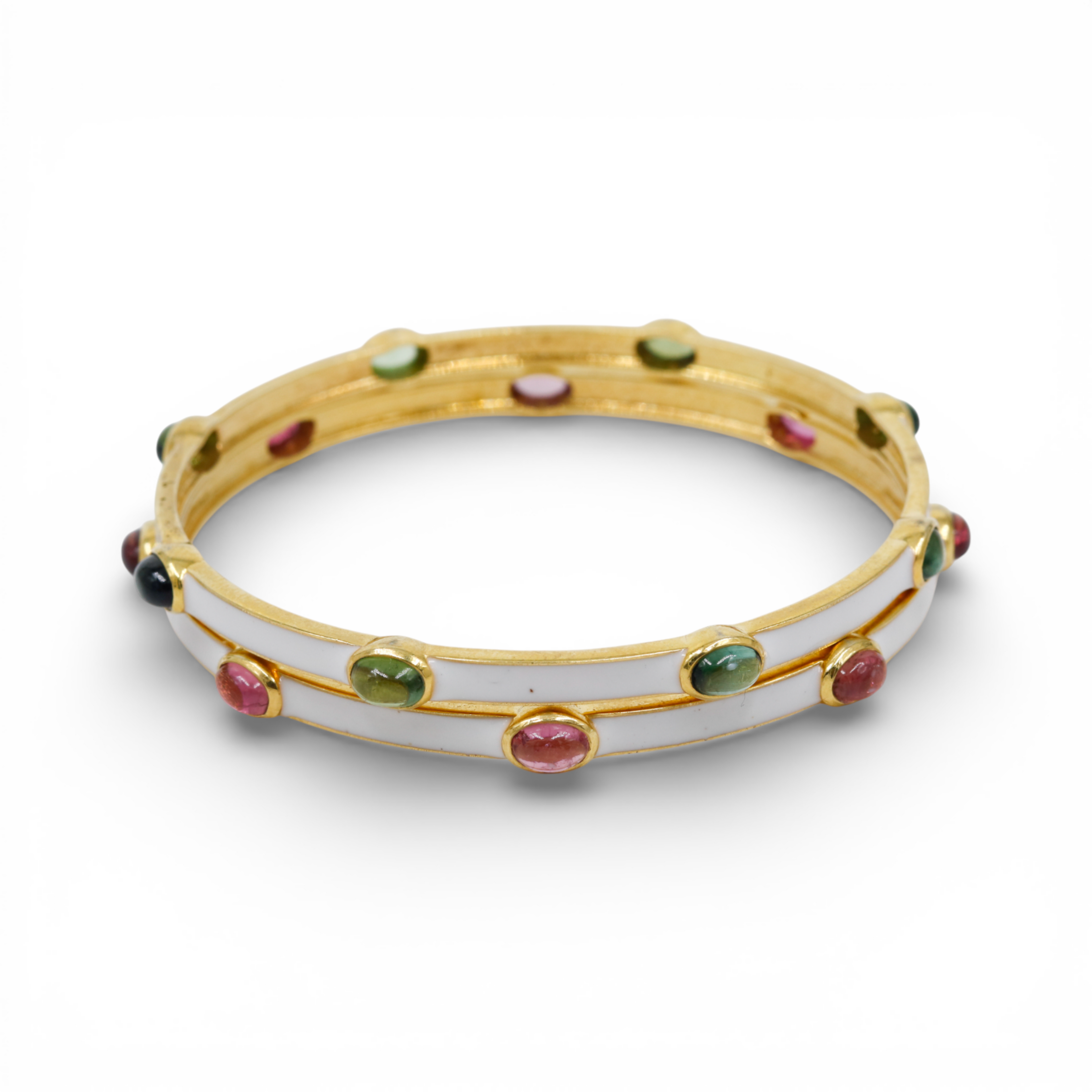 Everyday Ivory Bangle | Tourmaline