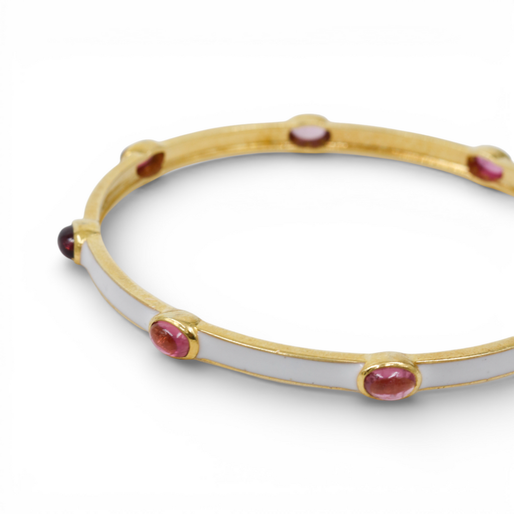 Everyday Ivory Bangle | Tourmaline