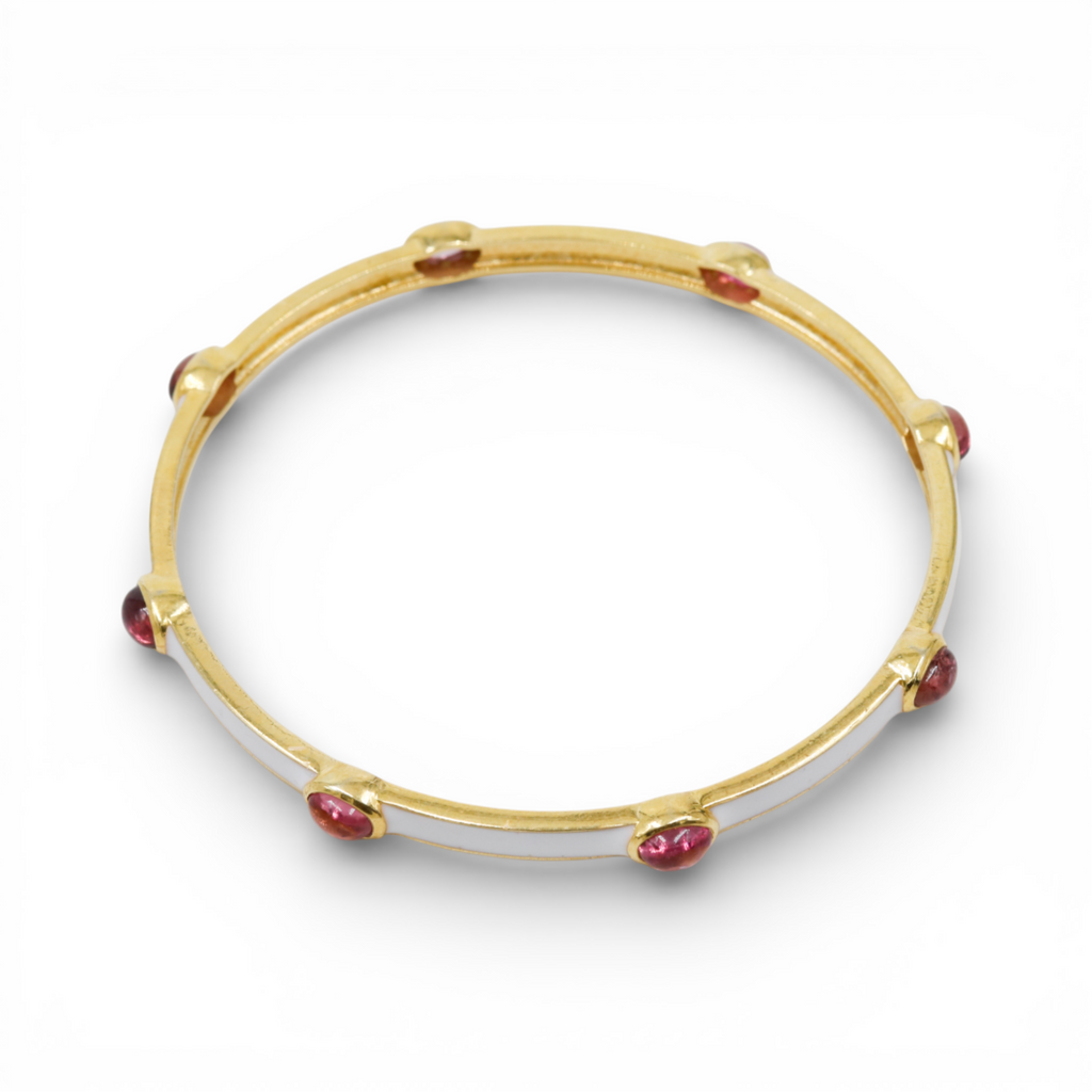 Everyday Ivory Bangle | Tourmaline