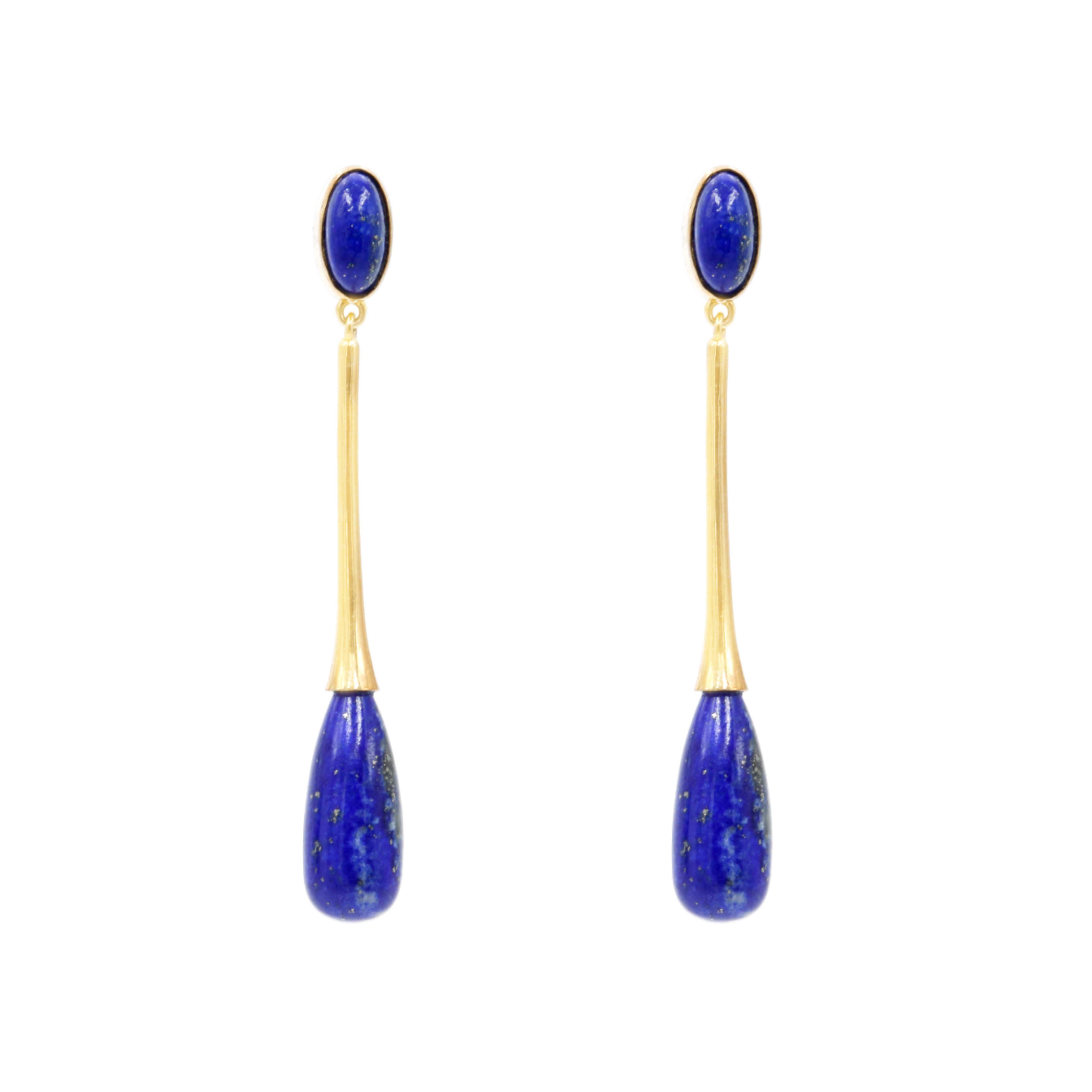 Drip Earrings | Lapis lazuli