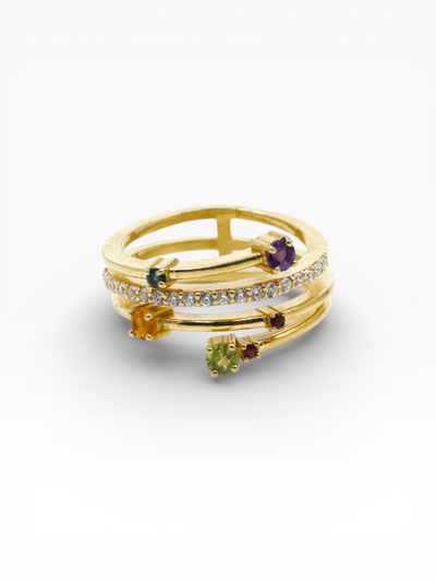 Celeste Stack Ring