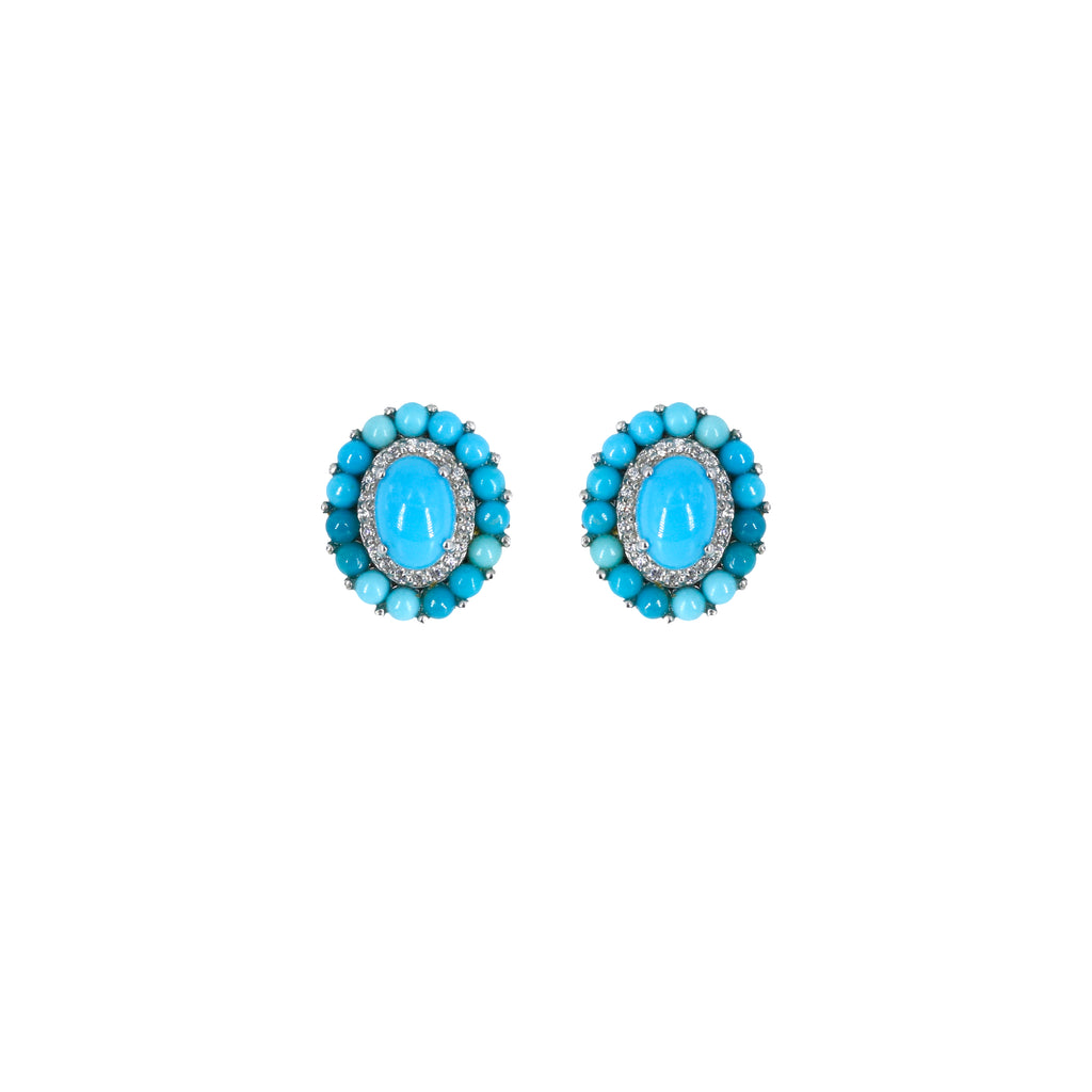 Victorian Studs | Turquoise