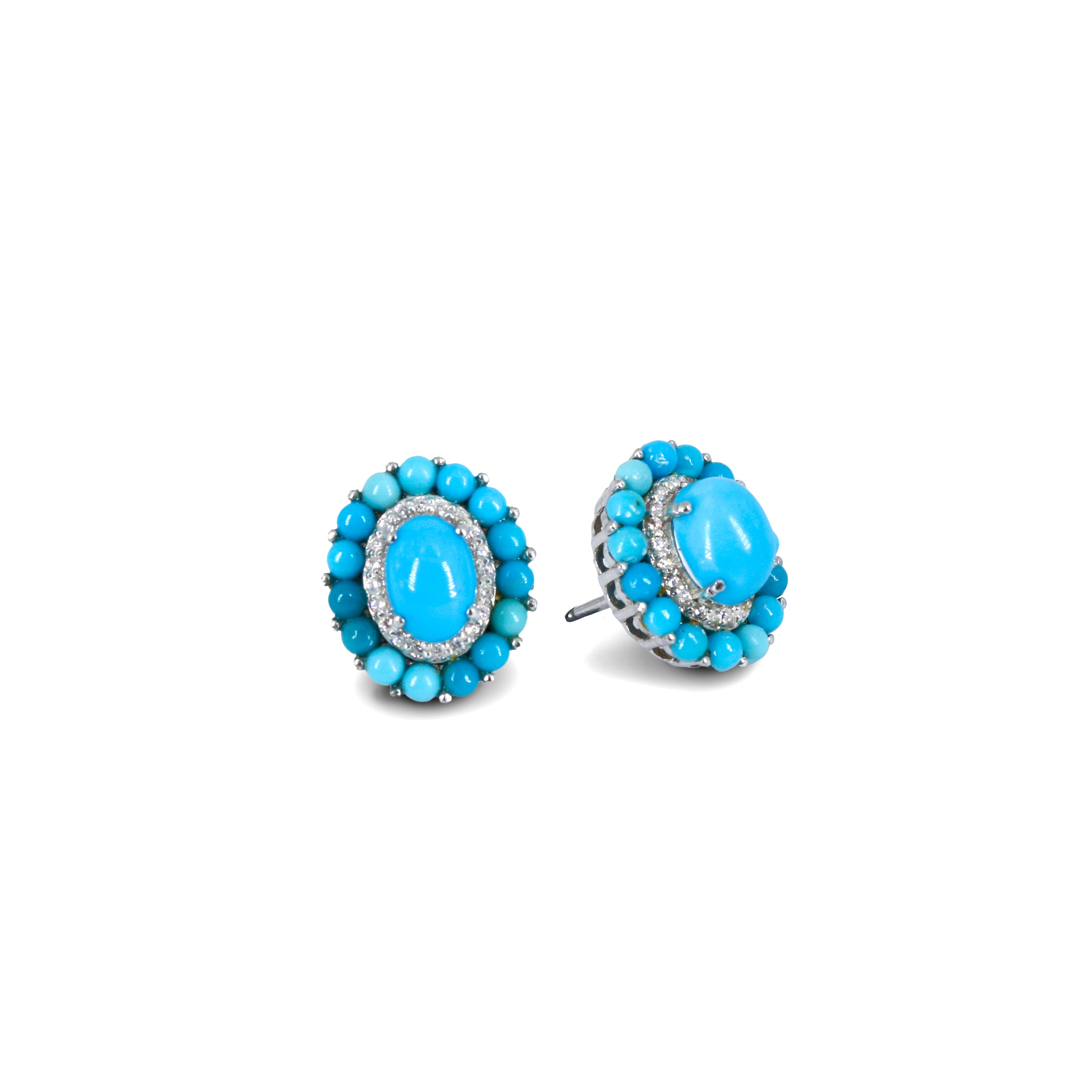 Victorian Studs | Turquoise