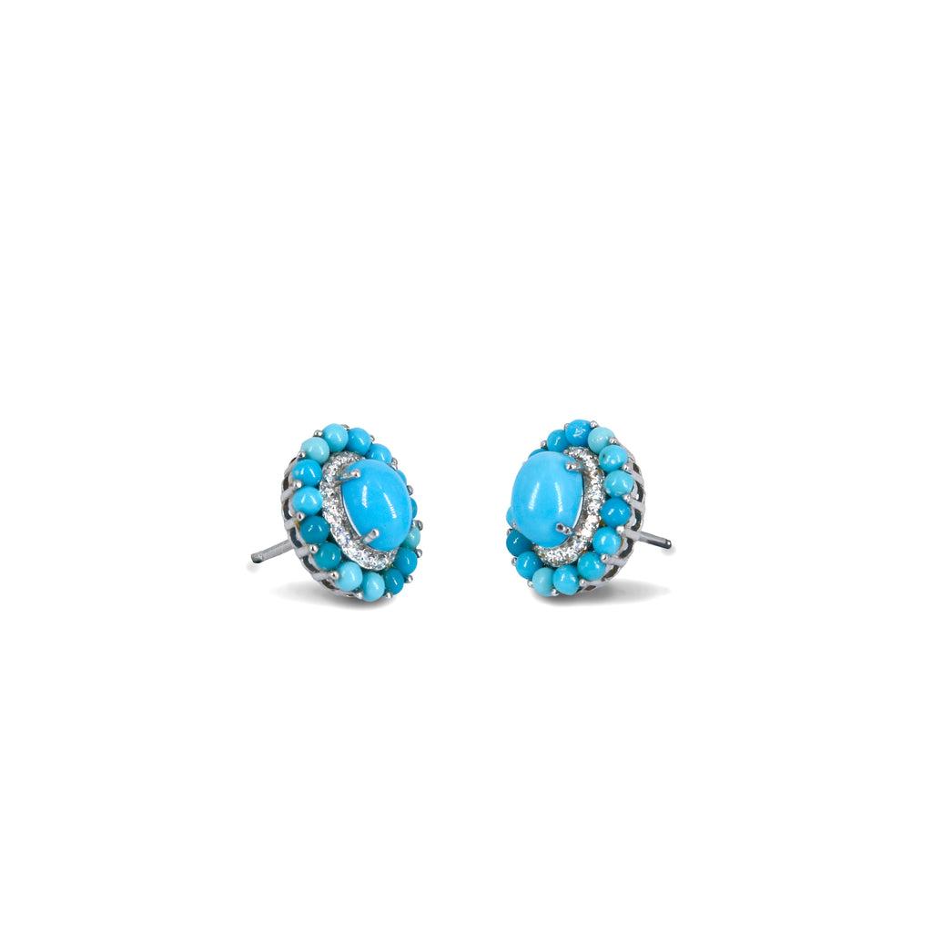 Victorian Studs | Turquoise