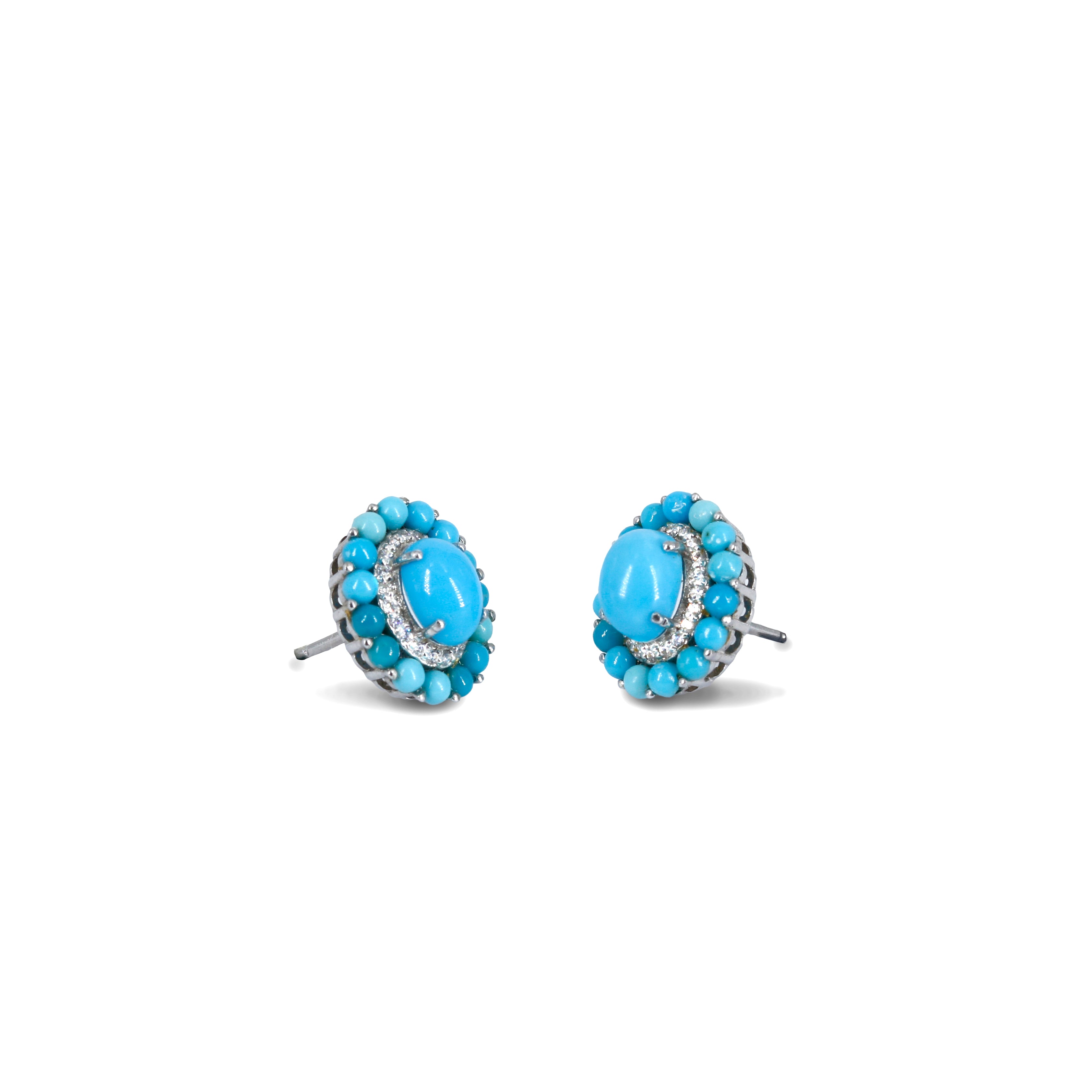 Victorian Studs | Turquoise