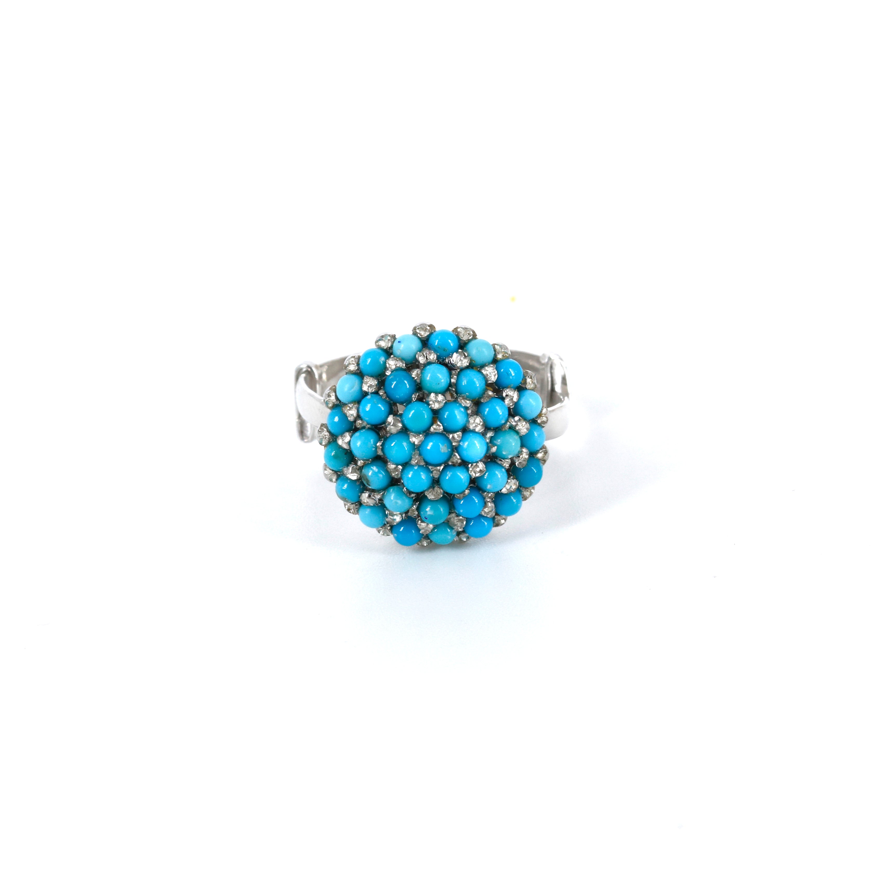 Flower Bouquet Ring | Turquoise