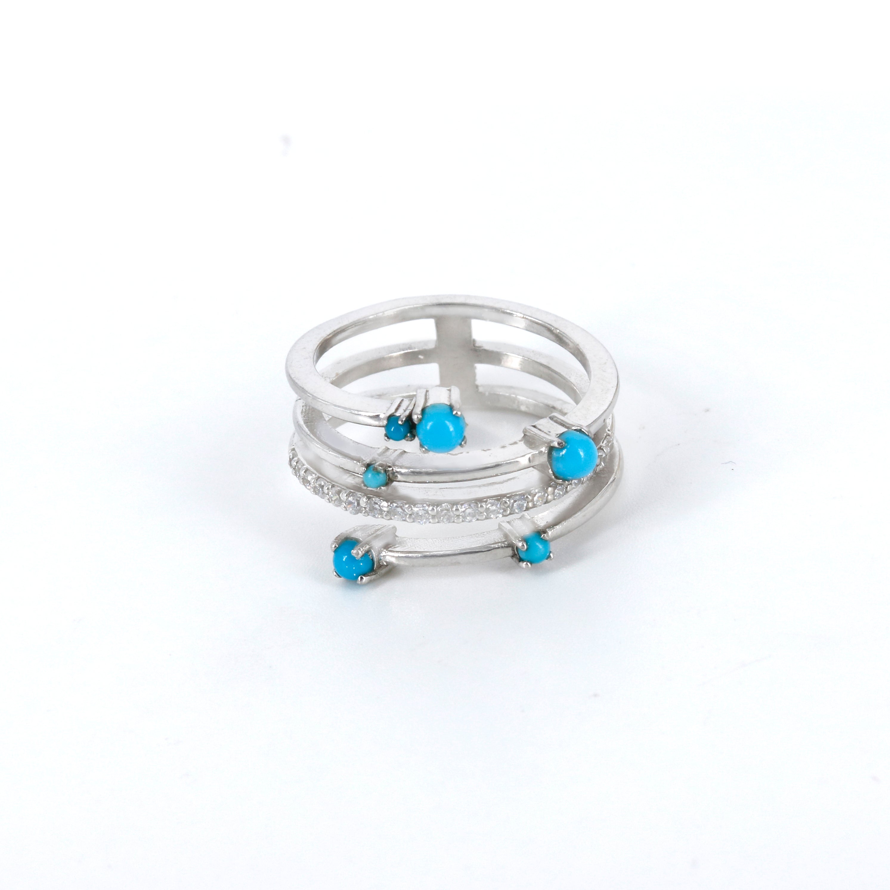 Celeste Stack Ring | Turquoise