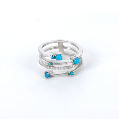 Celeste Stack Ring | Turquoise