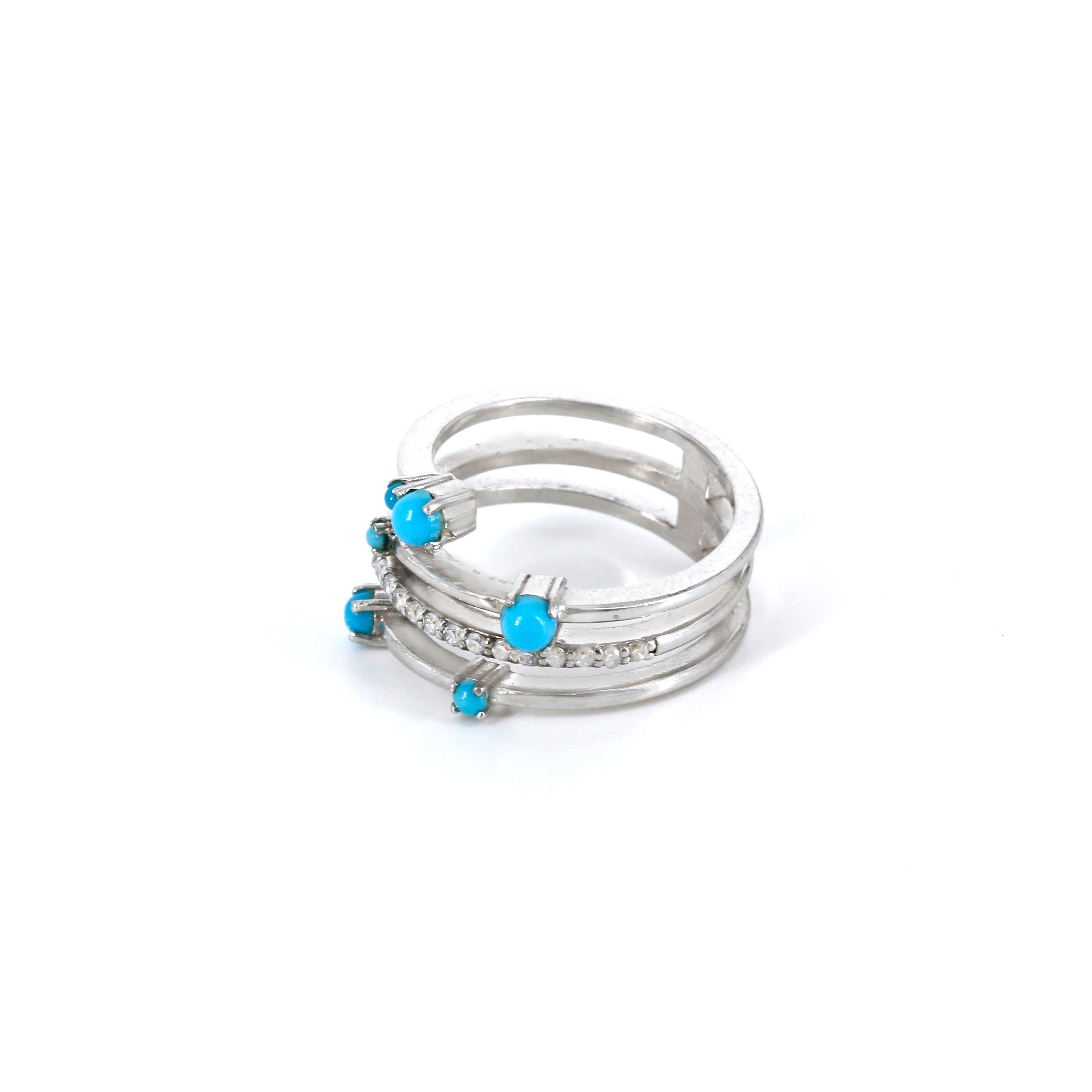 Celeste Stack Ring | Turquoise