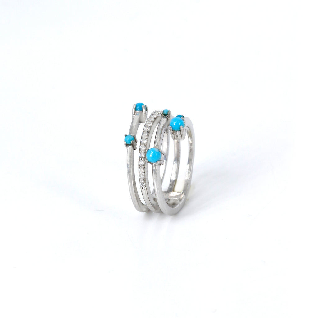 Celeste Stack Ring | Turquoise