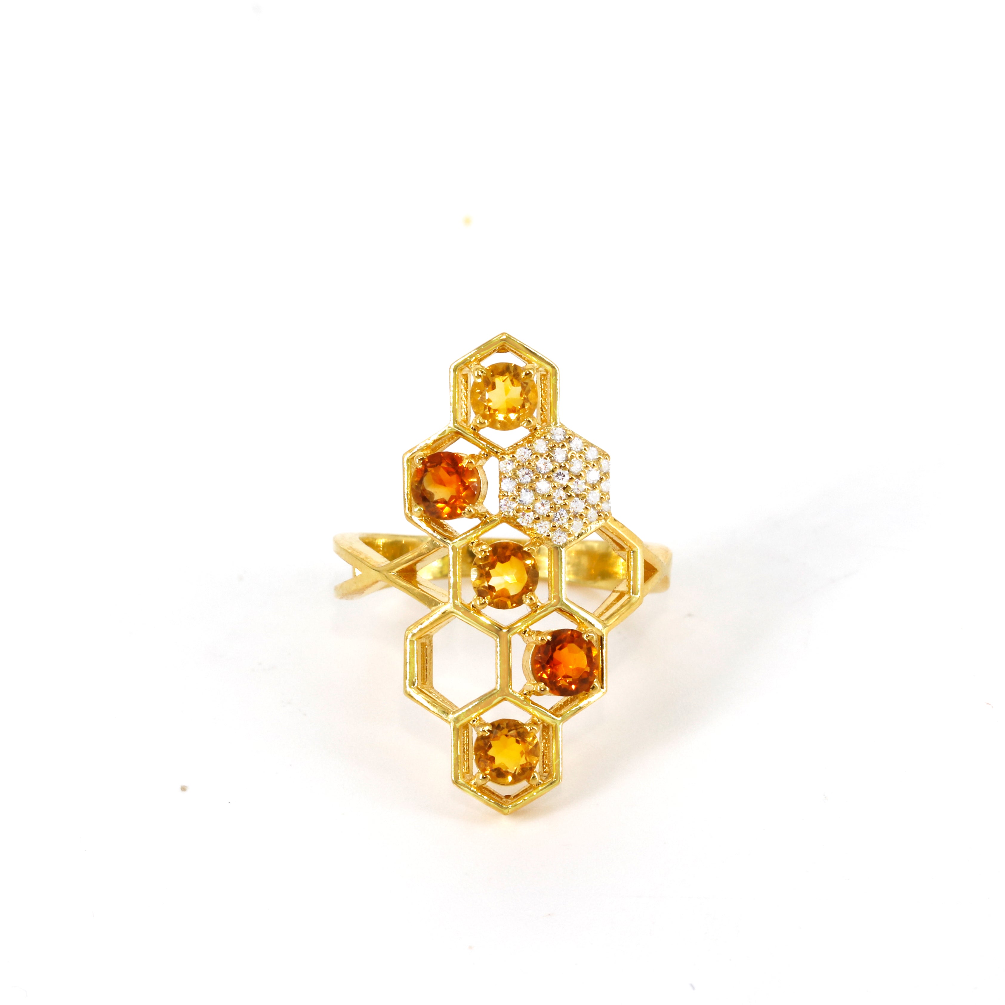 Honeycomb ring
