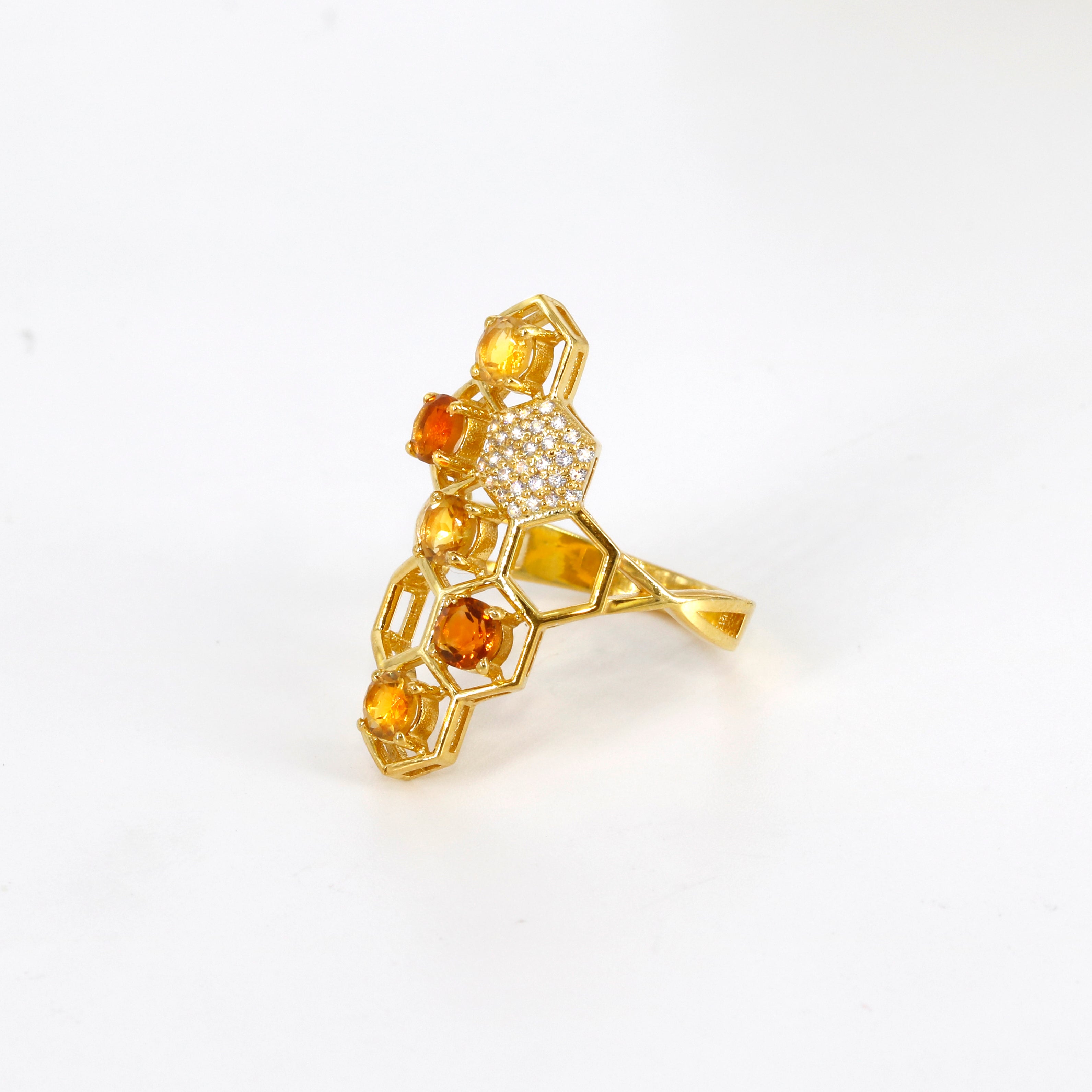 Honeycomb ring