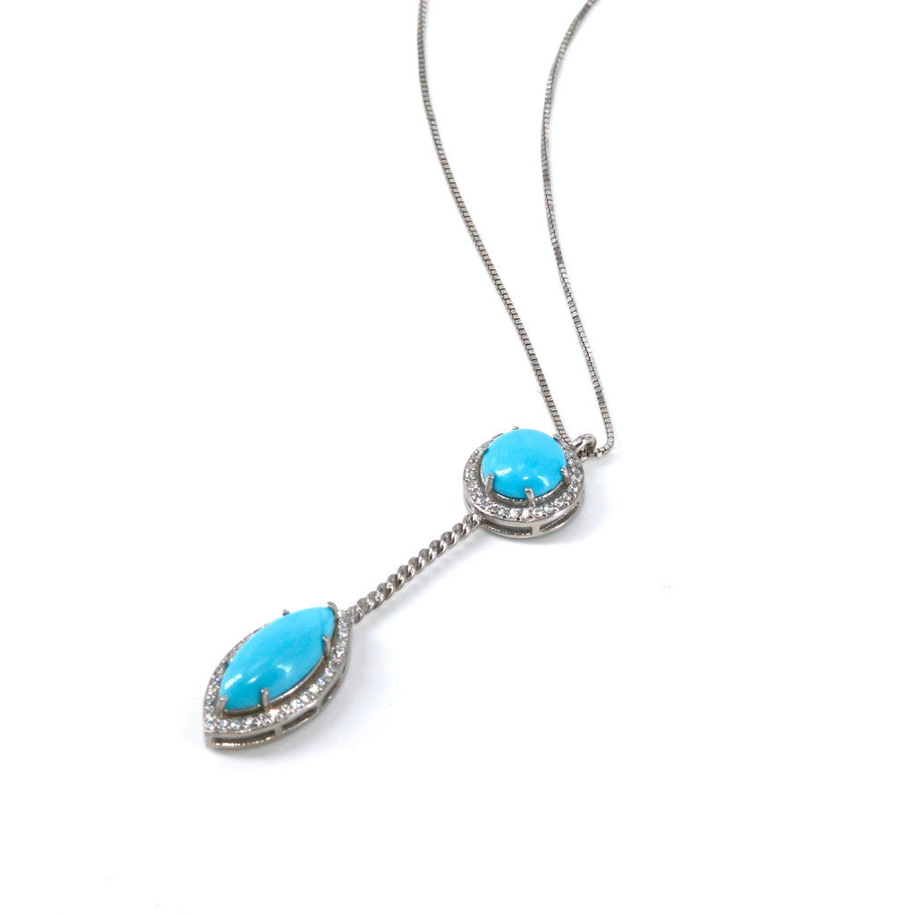 Lagoon Drop Pendant | Turquoise