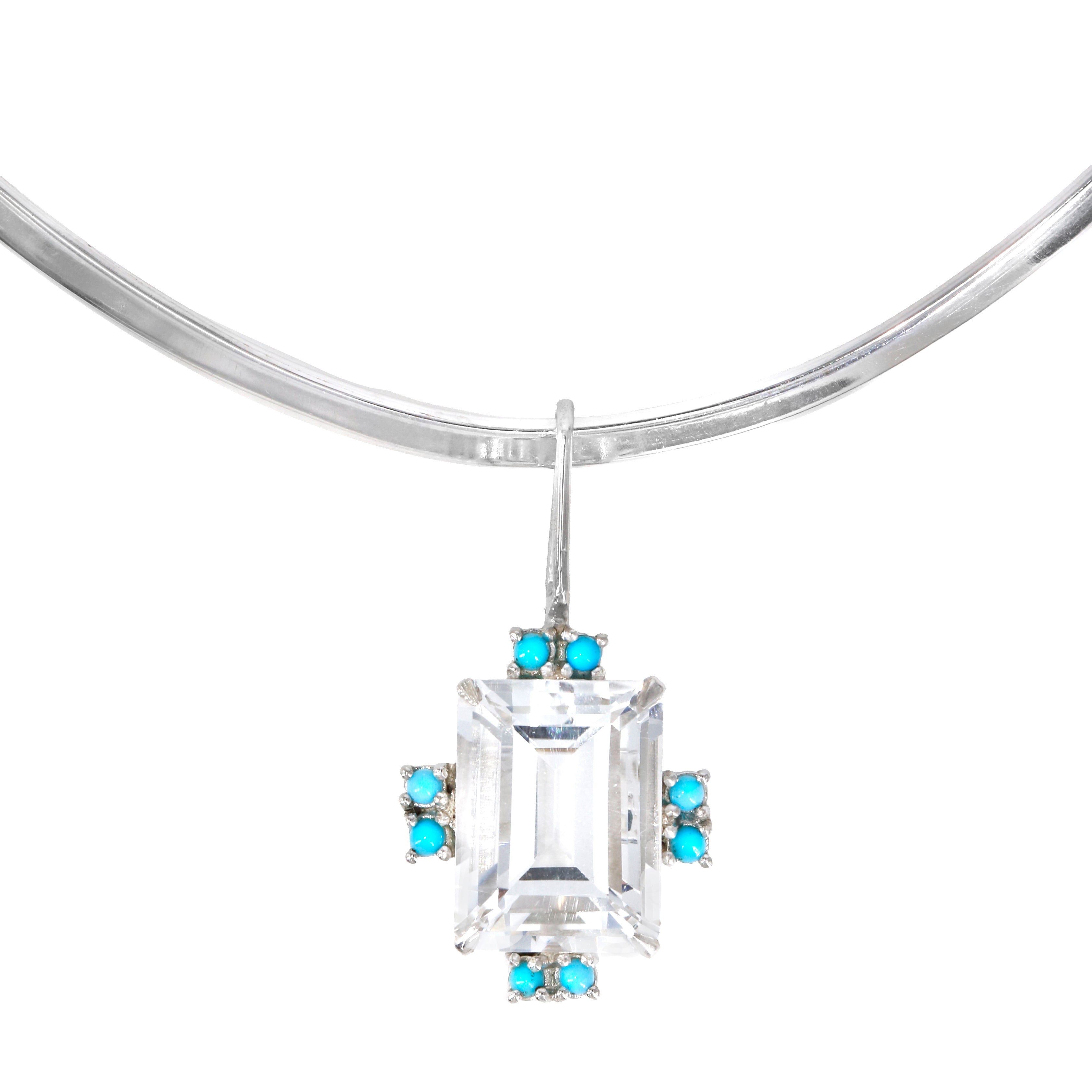 Color Palette Choker | Turquoise | Crystal