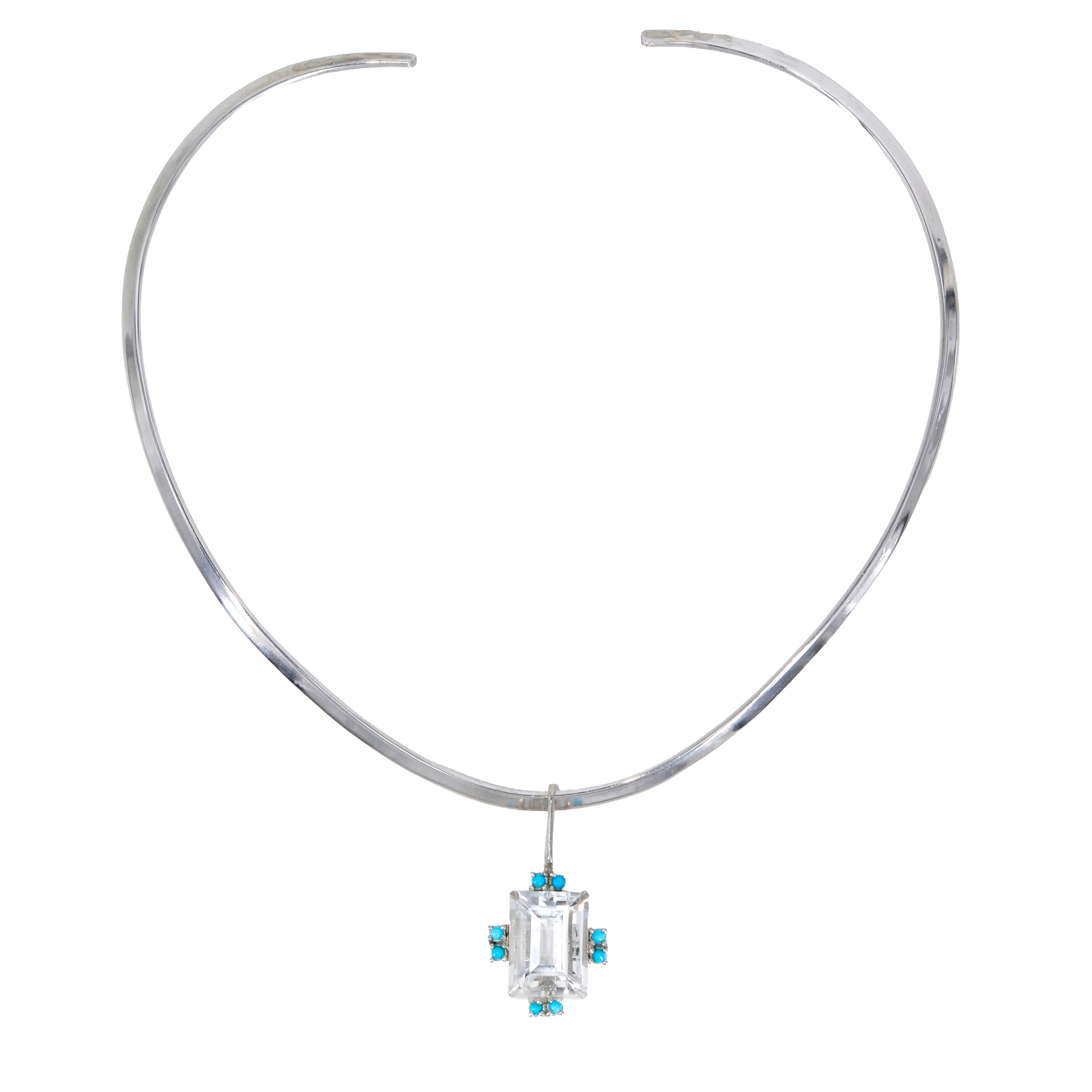 Color Palette Choker | Turquoise | Crystal
