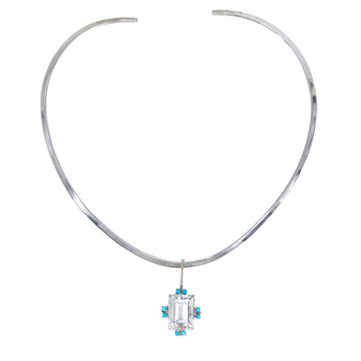 Color Palette Choker | Turquoise | Crystal