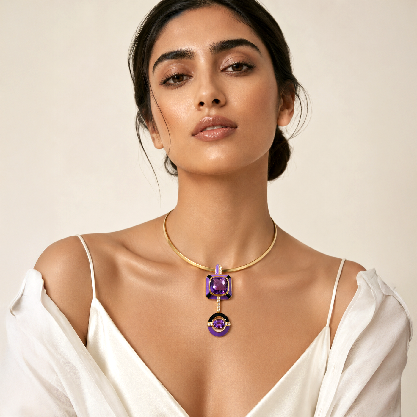 Violet Orbit Pendant