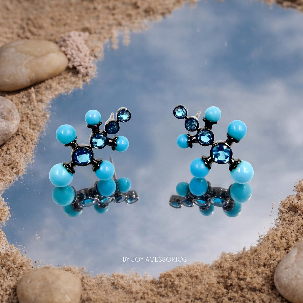 Ocean pop earring